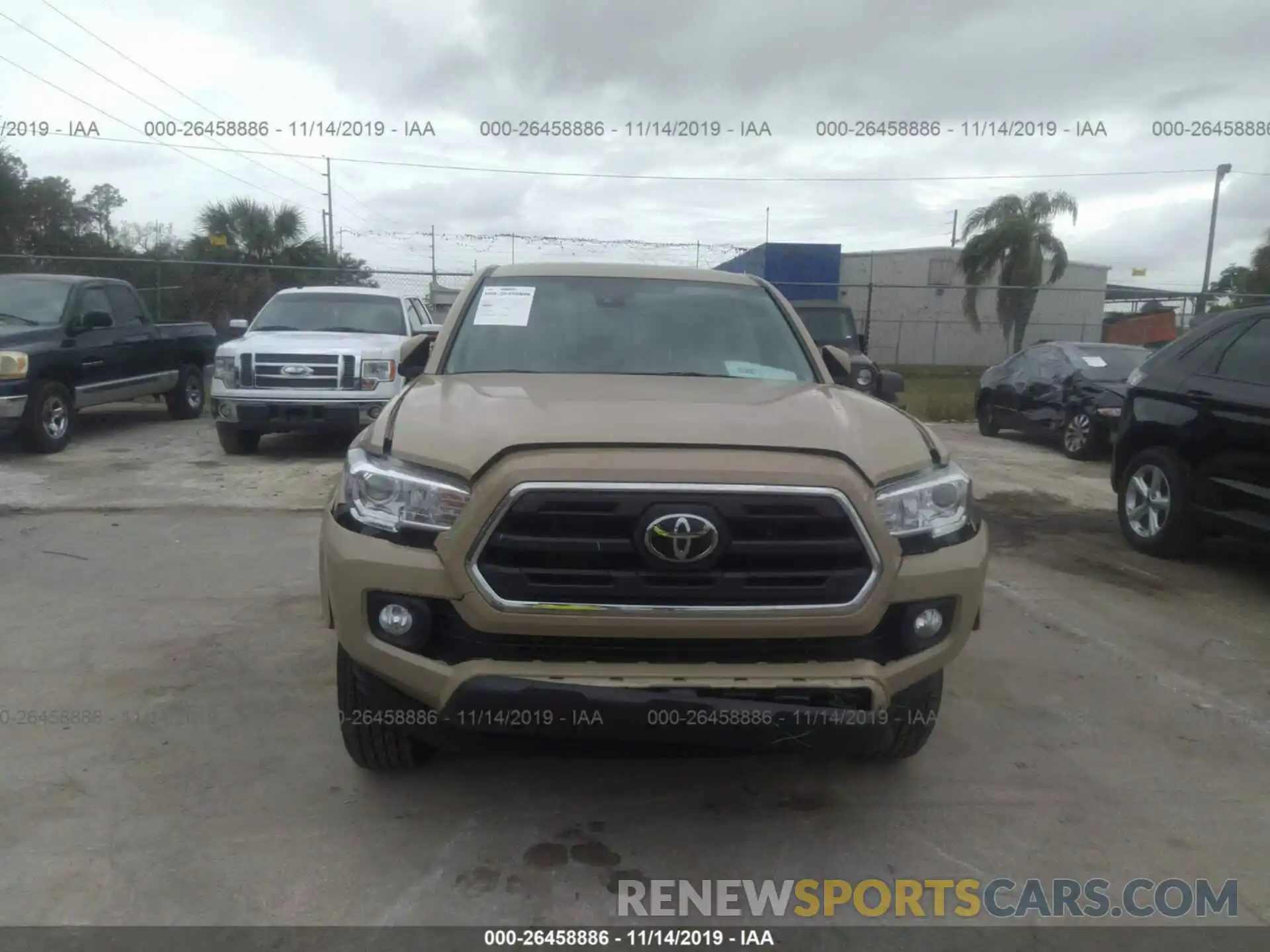 6 Photograph of a damaged car 3TMAZ5CN6KM101414 TOYOTA TACOMA 2019