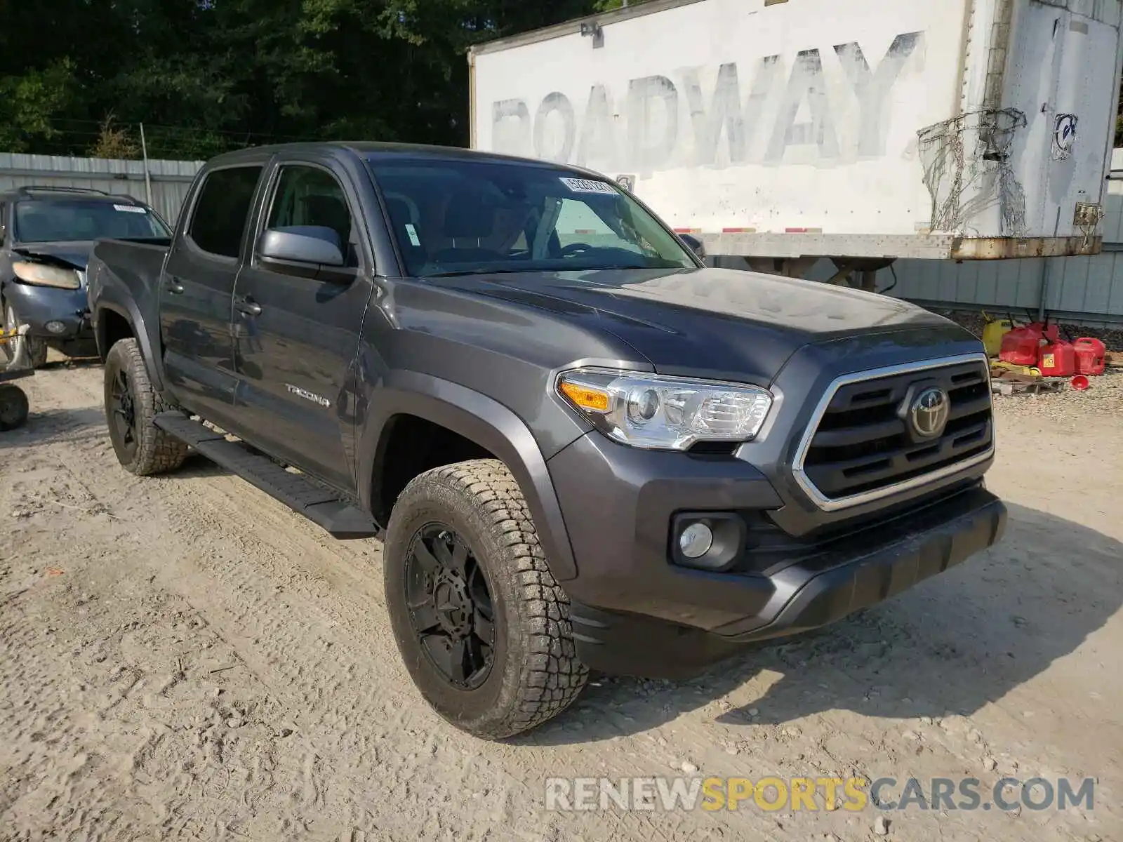 1 Photograph of a damaged car 3TMAZ5CN6KM102420 TOYOTA TACOMA 2019