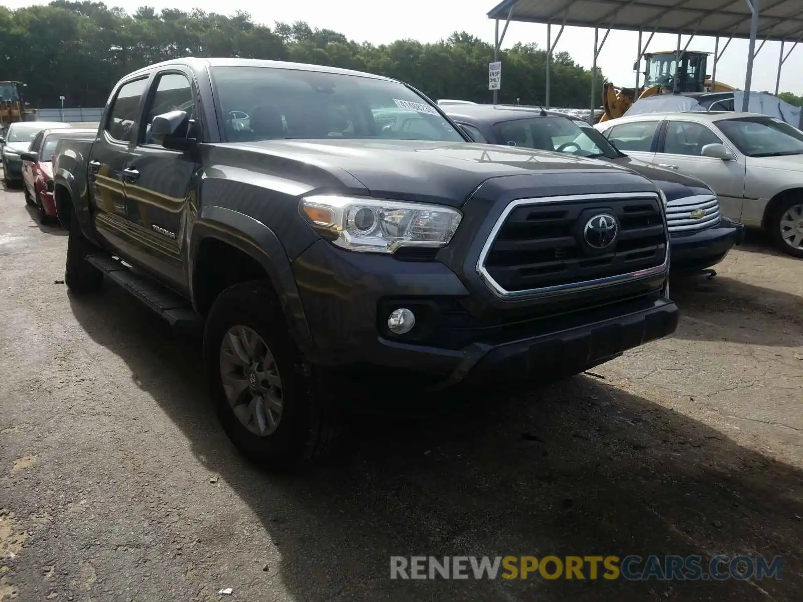 1 Photograph of a damaged car 3TMAZ5CN6KM105222 TOYOTA TACOMA 2019