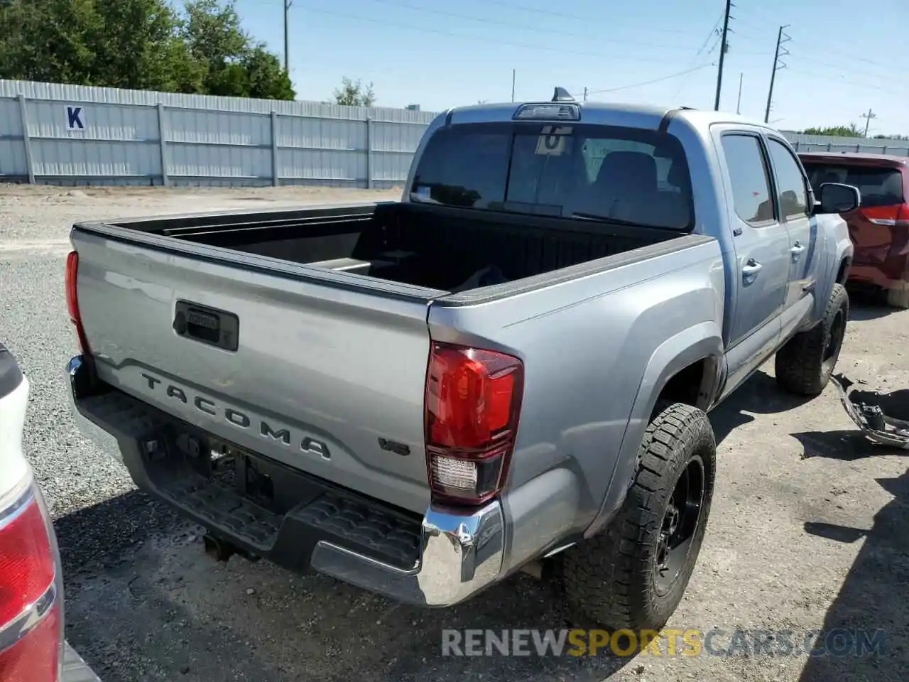 4 Фотография поврежденного автомобиля 3TMAZ5CN6KM105575 TOYOTA TACOMA 2019