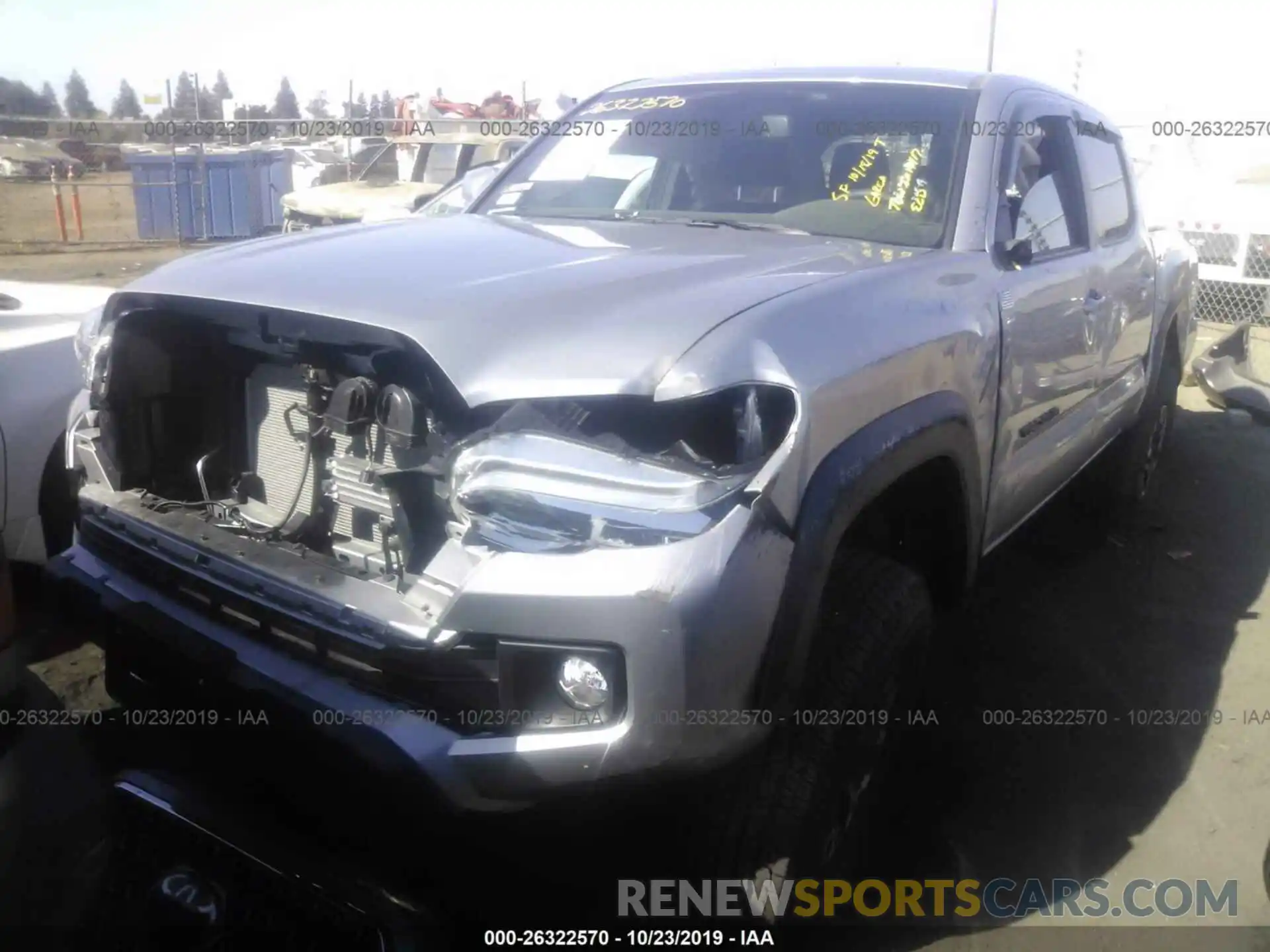 6 Photograph of a damaged car 3TMAZ5CN6KM111442 TOYOTA TACOMA 2019