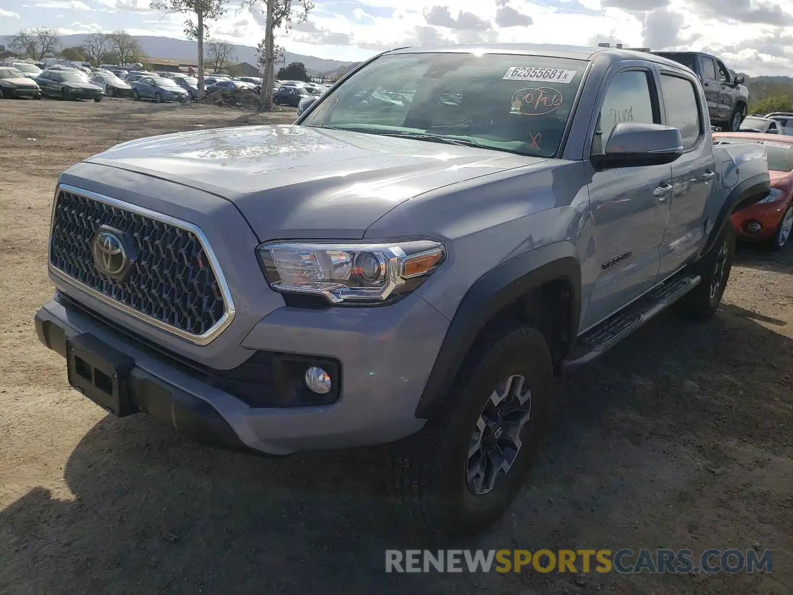 2 Photograph of a damaged car 3TMAZ5CN6KM113840 TOYOTA TACOMA 2019