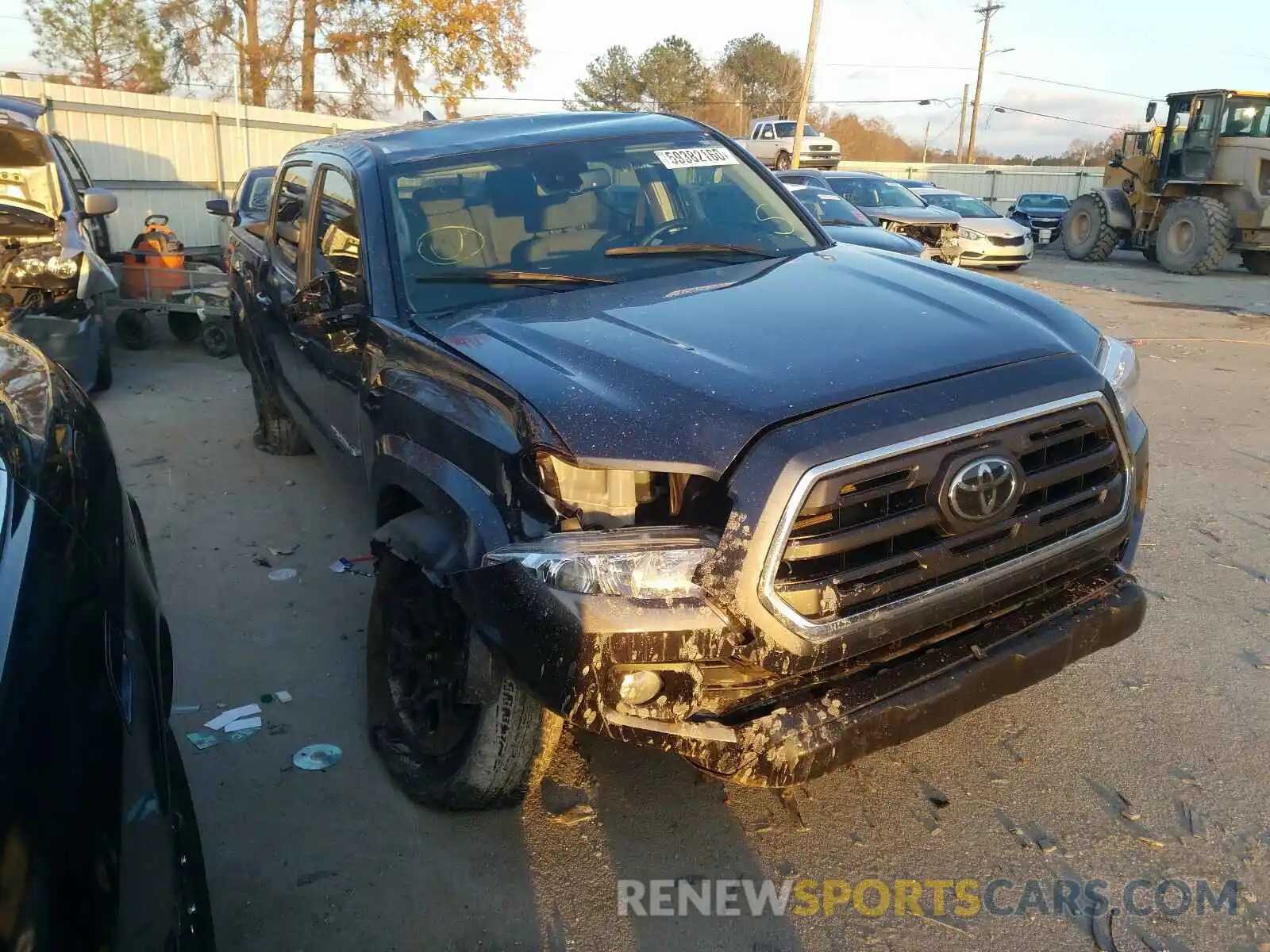 1 Photograph of a damaged car 3TMAZ5CN7KM079620 TOYOTA TACOMA 2019