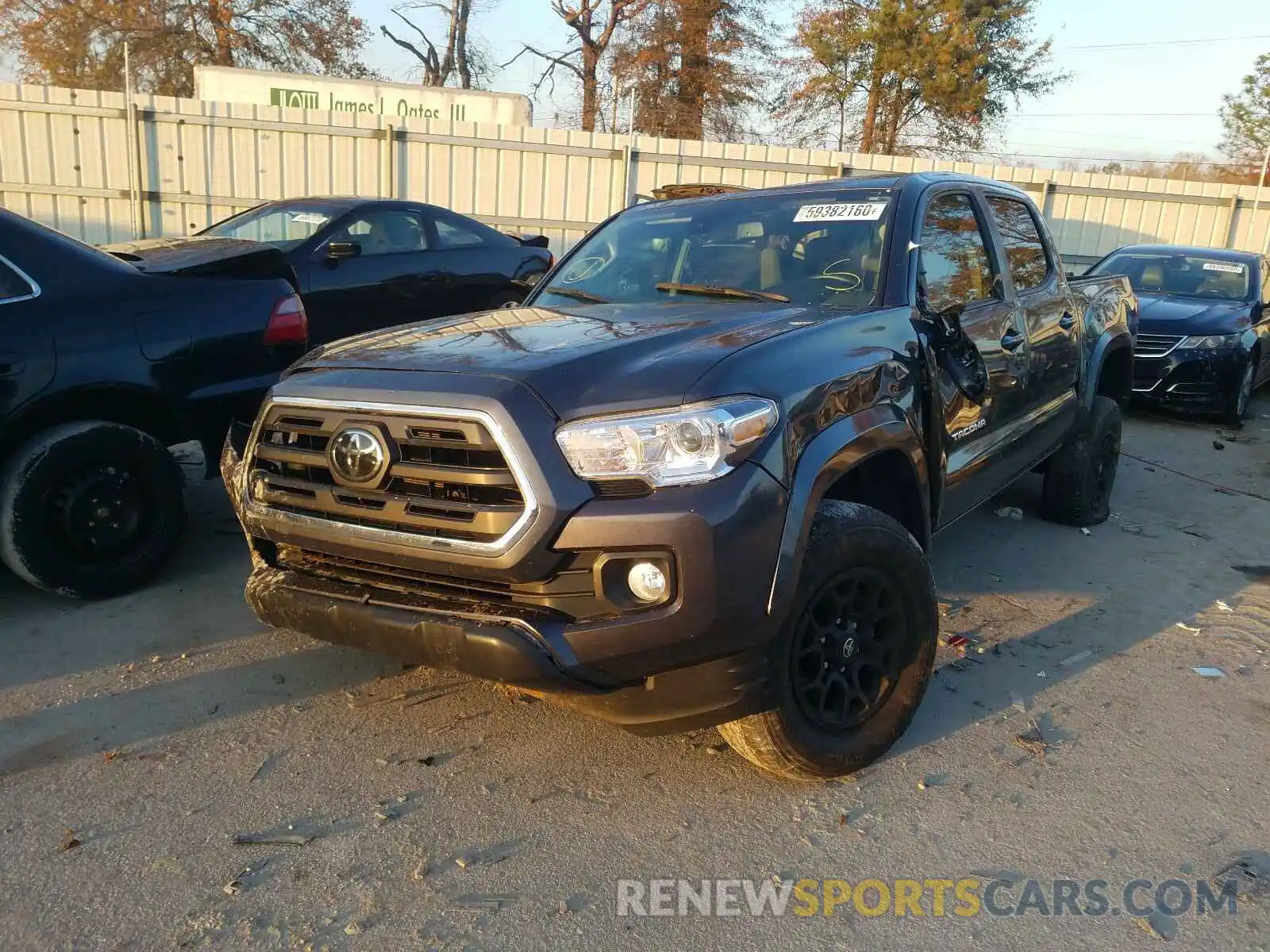 2 Photograph of a damaged car 3TMAZ5CN7KM079620 TOYOTA TACOMA 2019