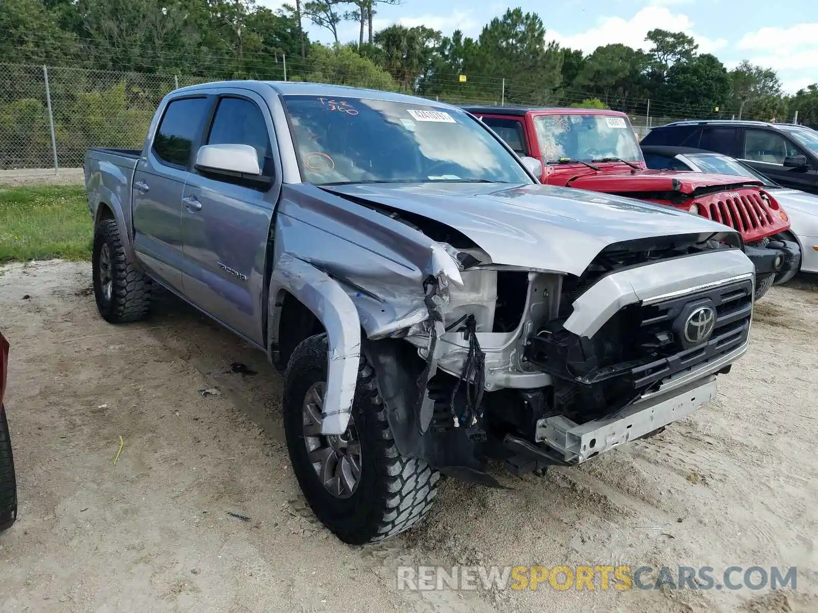 9 Photograph of a damaged car 3TMAZ5CN7KM081626 TOYOTA TACOMA 2019