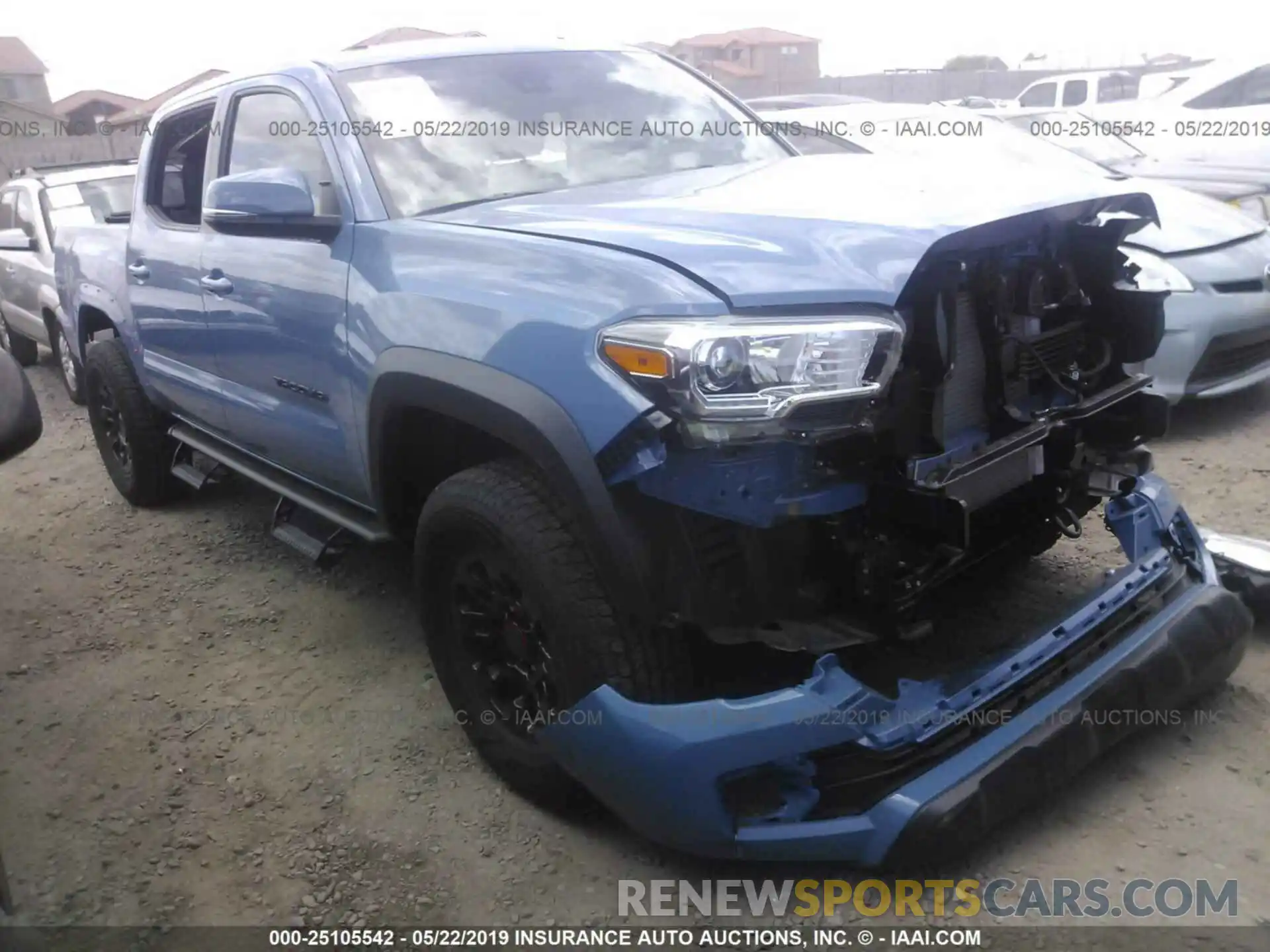 1 Photograph of a damaged car 3TMAZ5CN7KM082453 TOYOTA TACOMA 2019