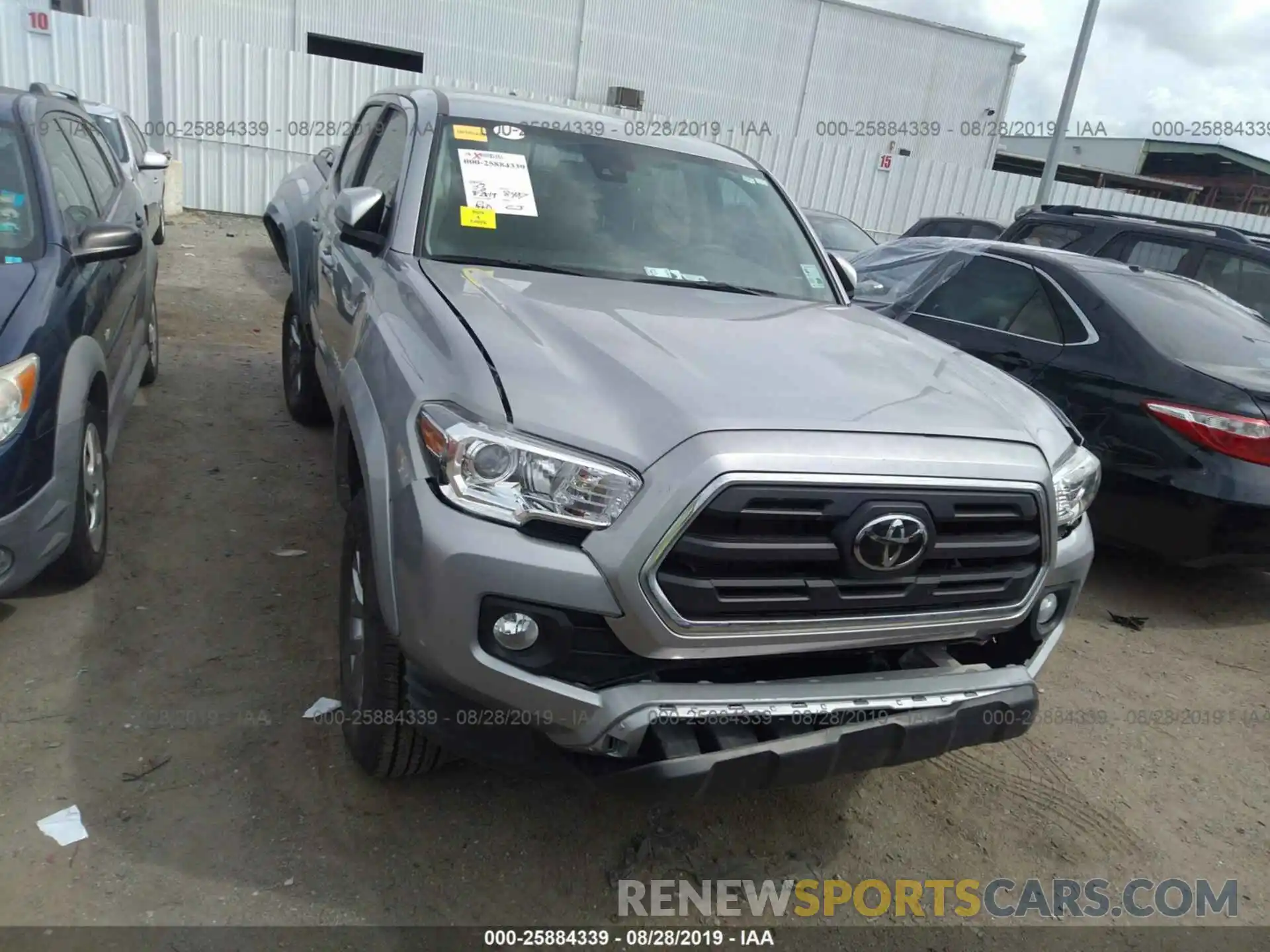 1 Photograph of a damaged car 3TMAZ5CN7KM082548 TOYOTA TACOMA 2019