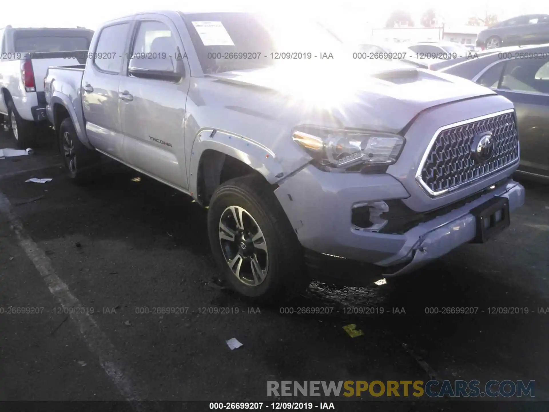 1 Photograph of a damaged car 3TMAZ5CN7KM084106 TOYOTA TACOMA 2019