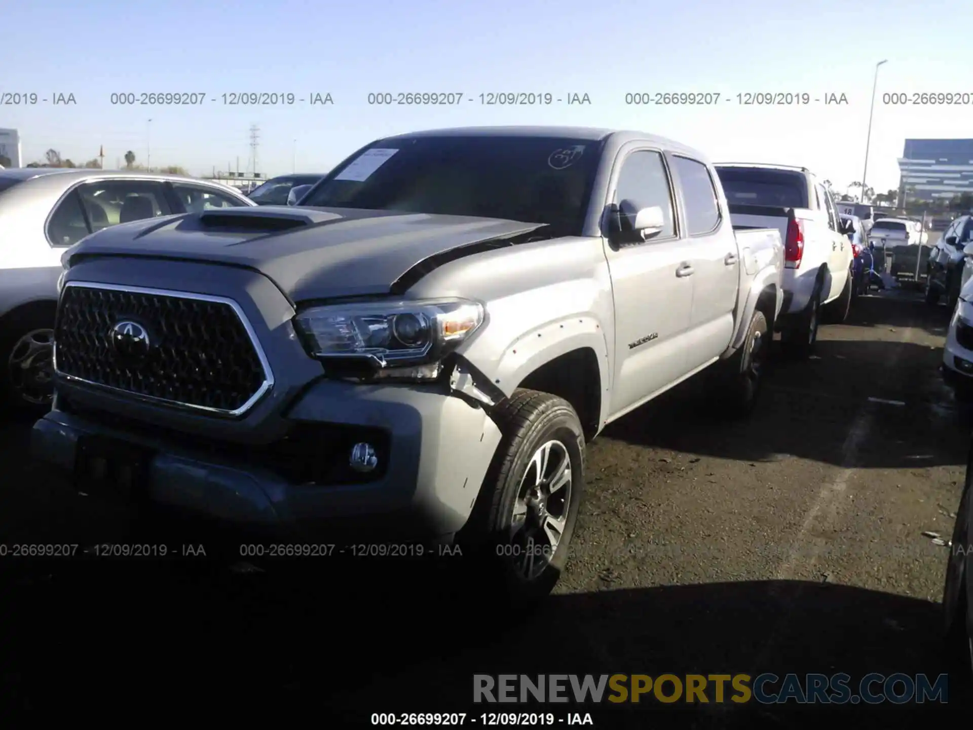 2 Photograph of a damaged car 3TMAZ5CN7KM084106 TOYOTA TACOMA 2019