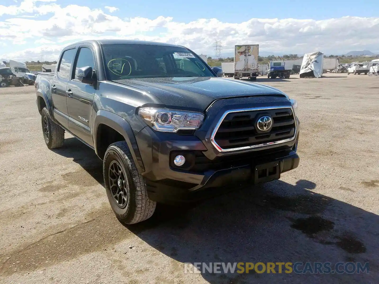 1 Photograph of a damaged car 3TMAZ5CN7KM086793 TOYOTA TACOMA 2019