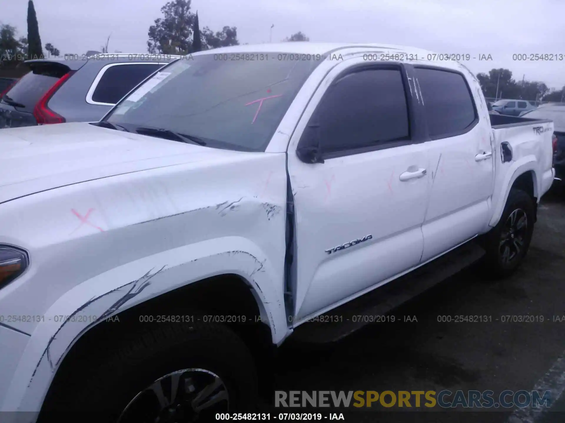 6 Photograph of a damaged car 3TMAZ5CN7KM087247 TOYOTA TACOMA 2019