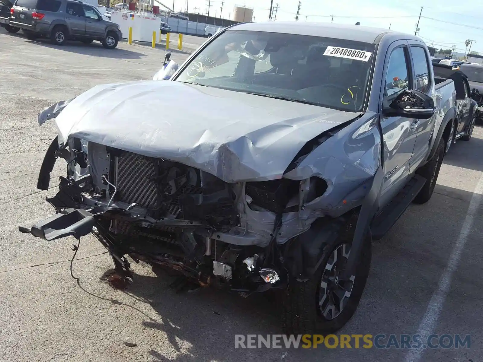 2 Photograph of a damaged car 3TMAZ5CN7KM087510 TOYOTA TACOMA 2019