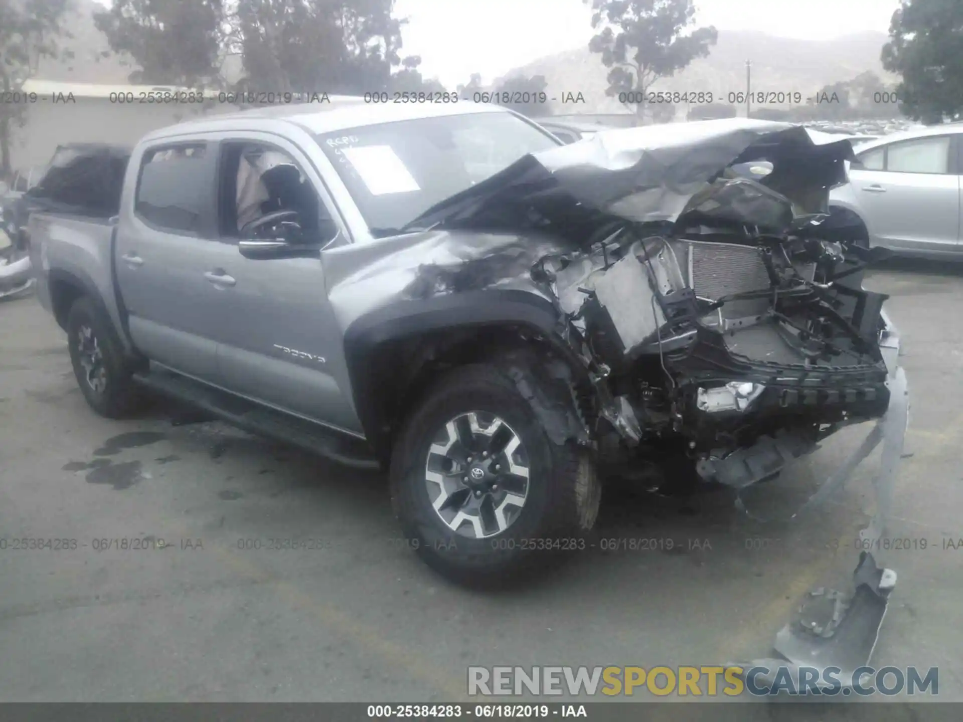 1 Photograph of a damaged car 3TMAZ5CN7KM087846 TOYOTA TACOMA 2019