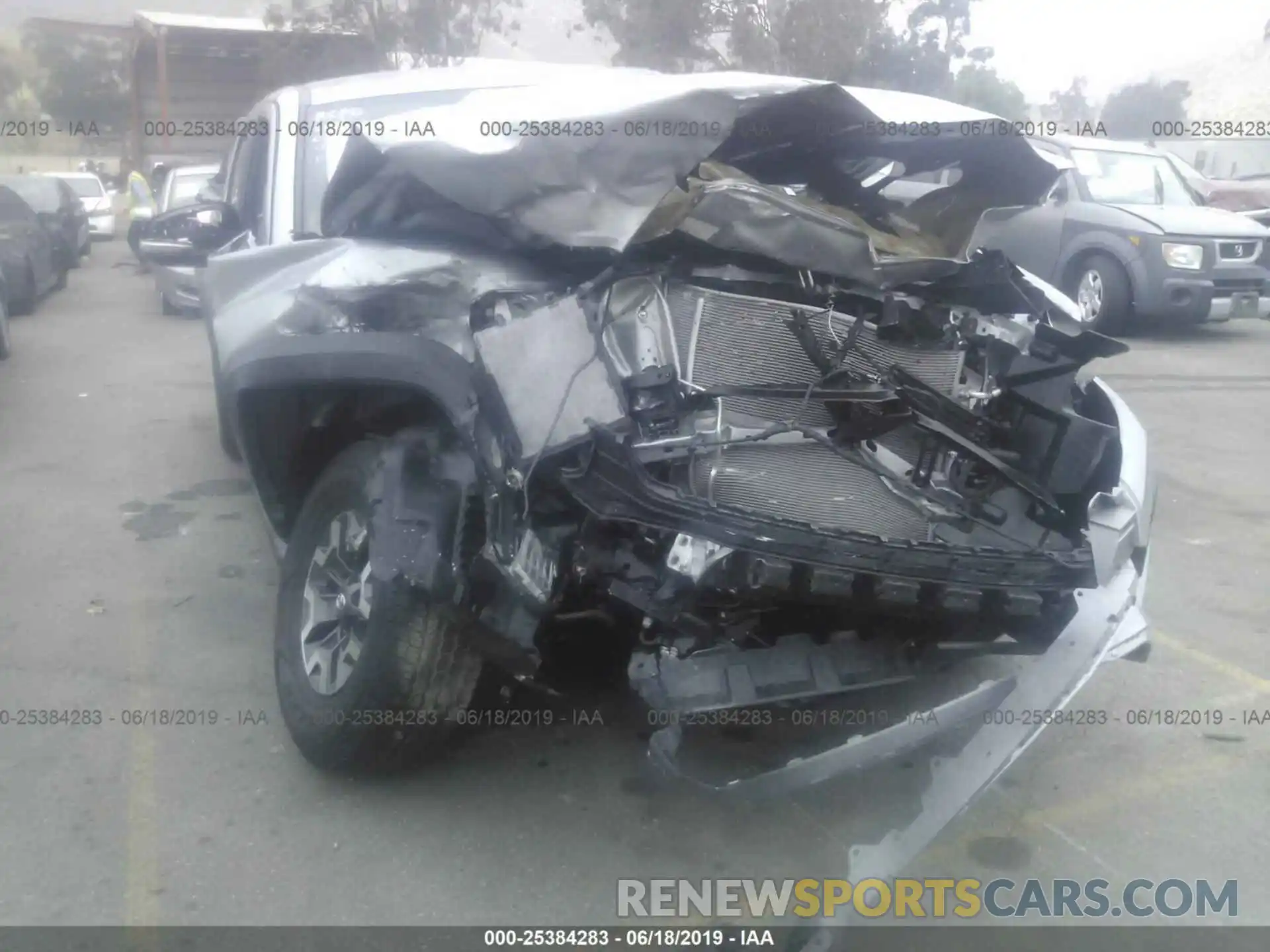 6 Photograph of a damaged car 3TMAZ5CN7KM087846 TOYOTA TACOMA 2019