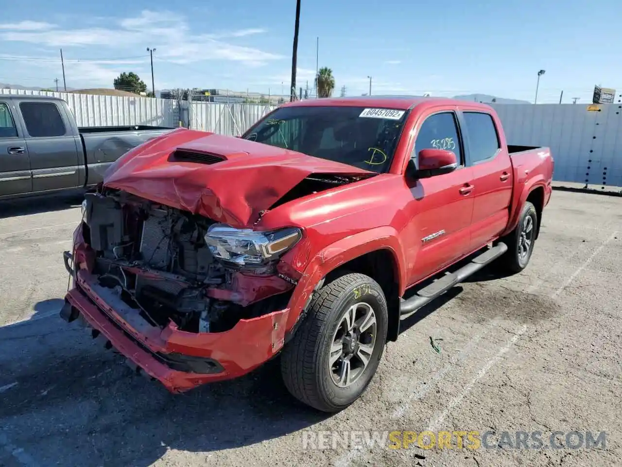 2 Photograph of a damaged car 3TMAZ5CN7KM088849 TOYOTA TACOMA 2019