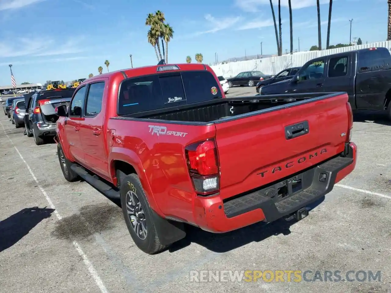 3 Photograph of a damaged car 3TMAZ5CN7KM088849 TOYOTA TACOMA 2019