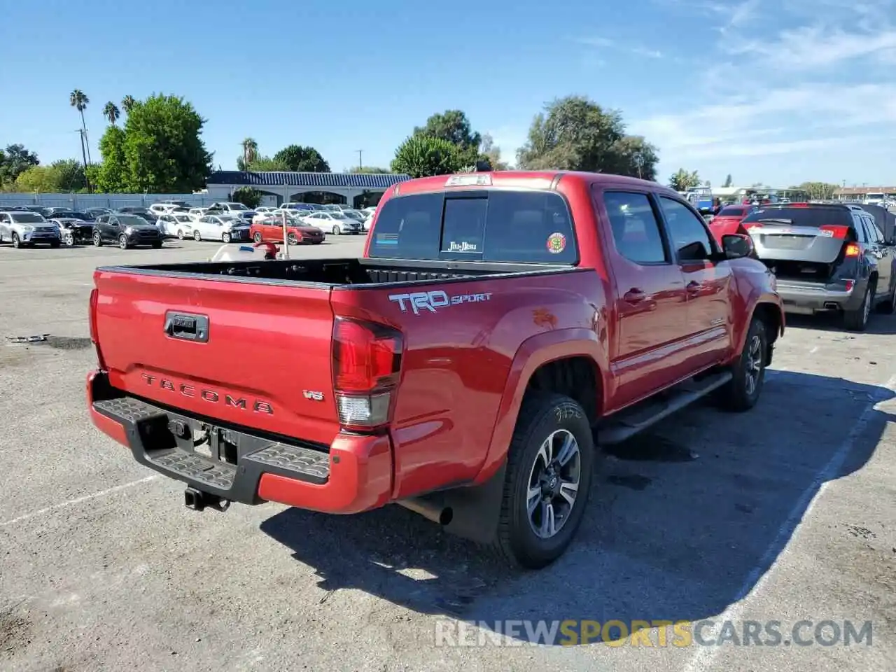 4 Photograph of a damaged car 3TMAZ5CN7KM088849 TOYOTA TACOMA 2019