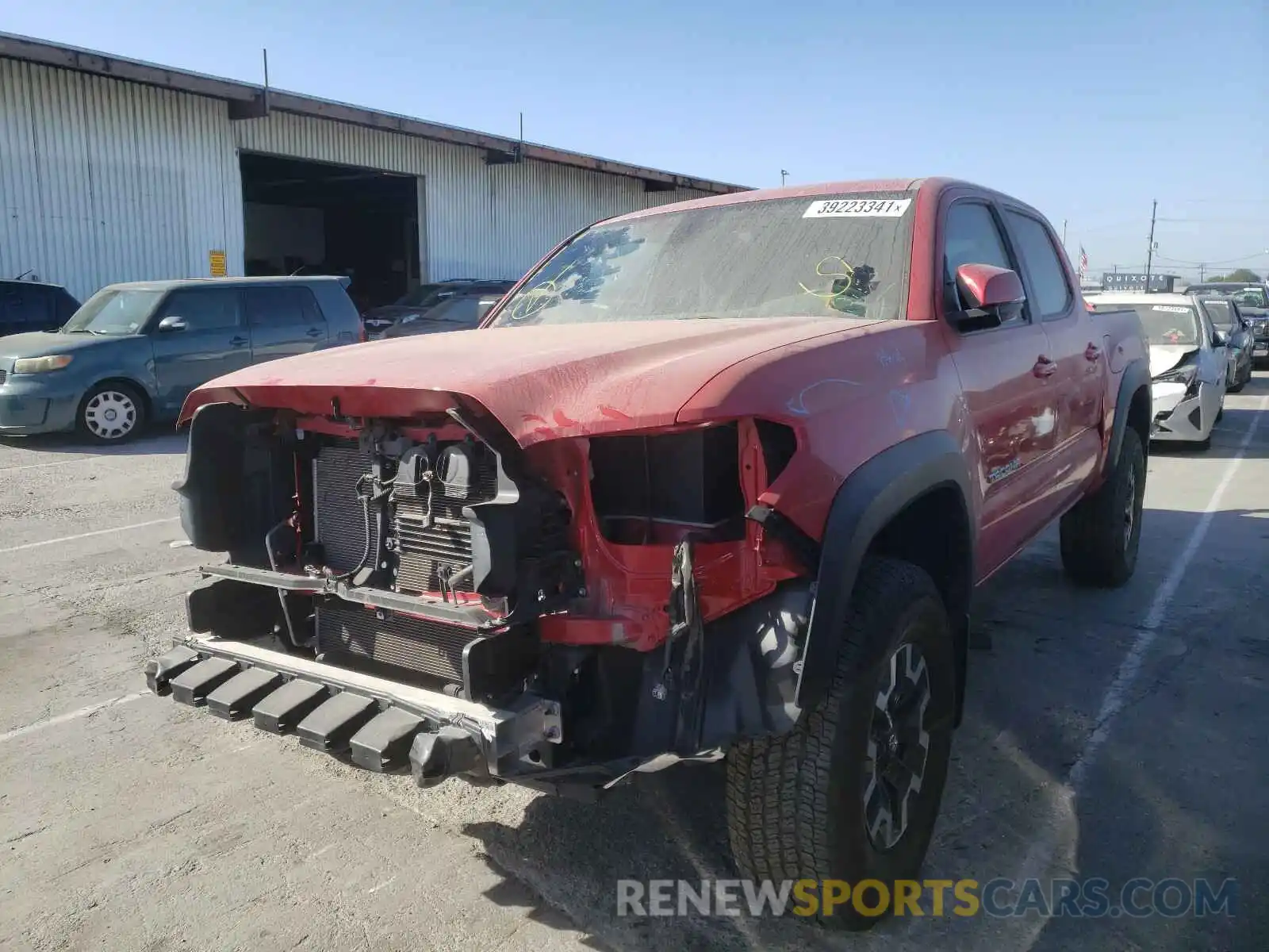 2 Photograph of a damaged car 3TMAZ5CN7KM089452 TOYOTA TACOMA 2019