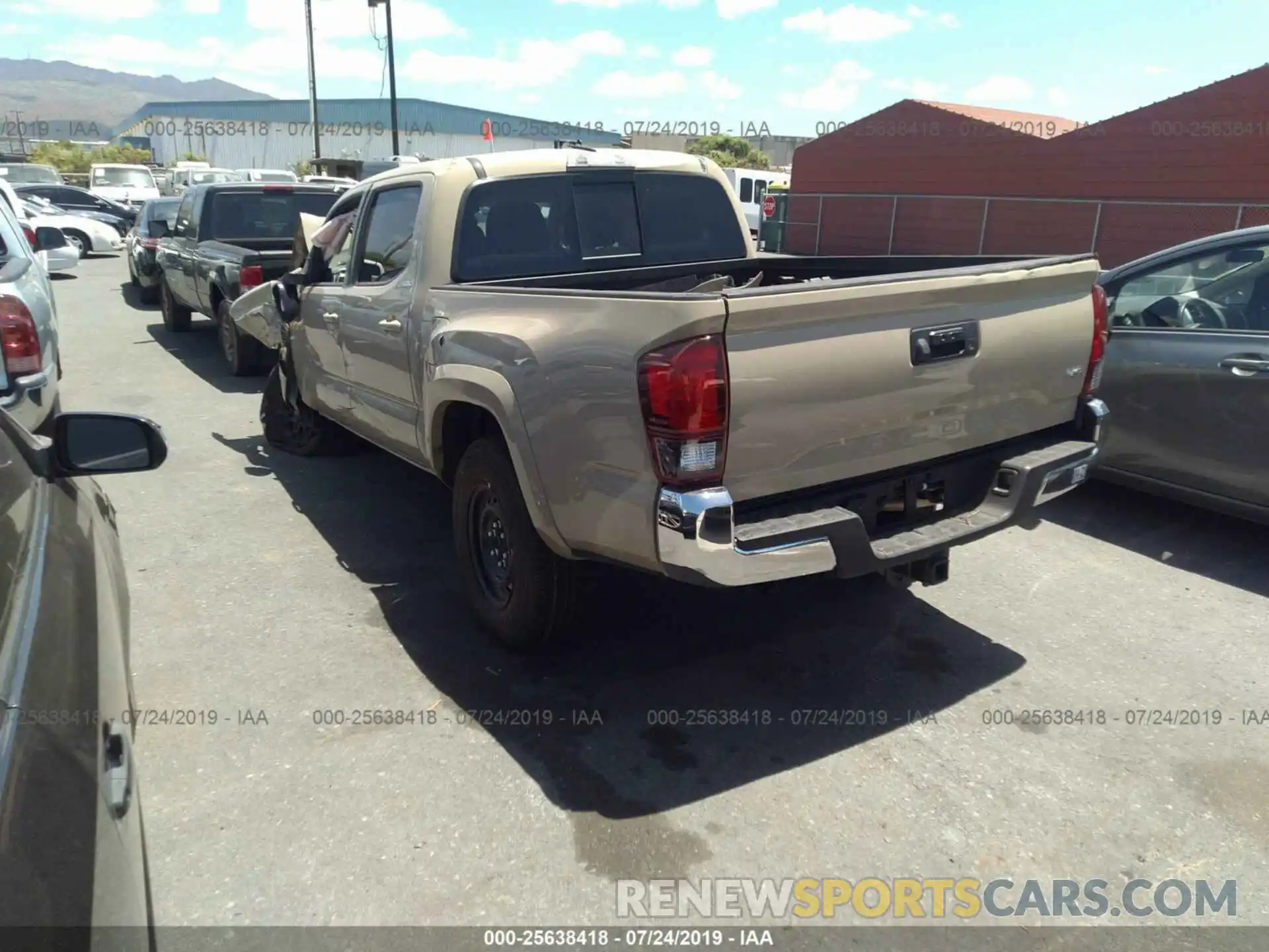 3 Photograph of a damaged car 3TMAZ5CN7KM090293 TOYOTA TACOMA 2019