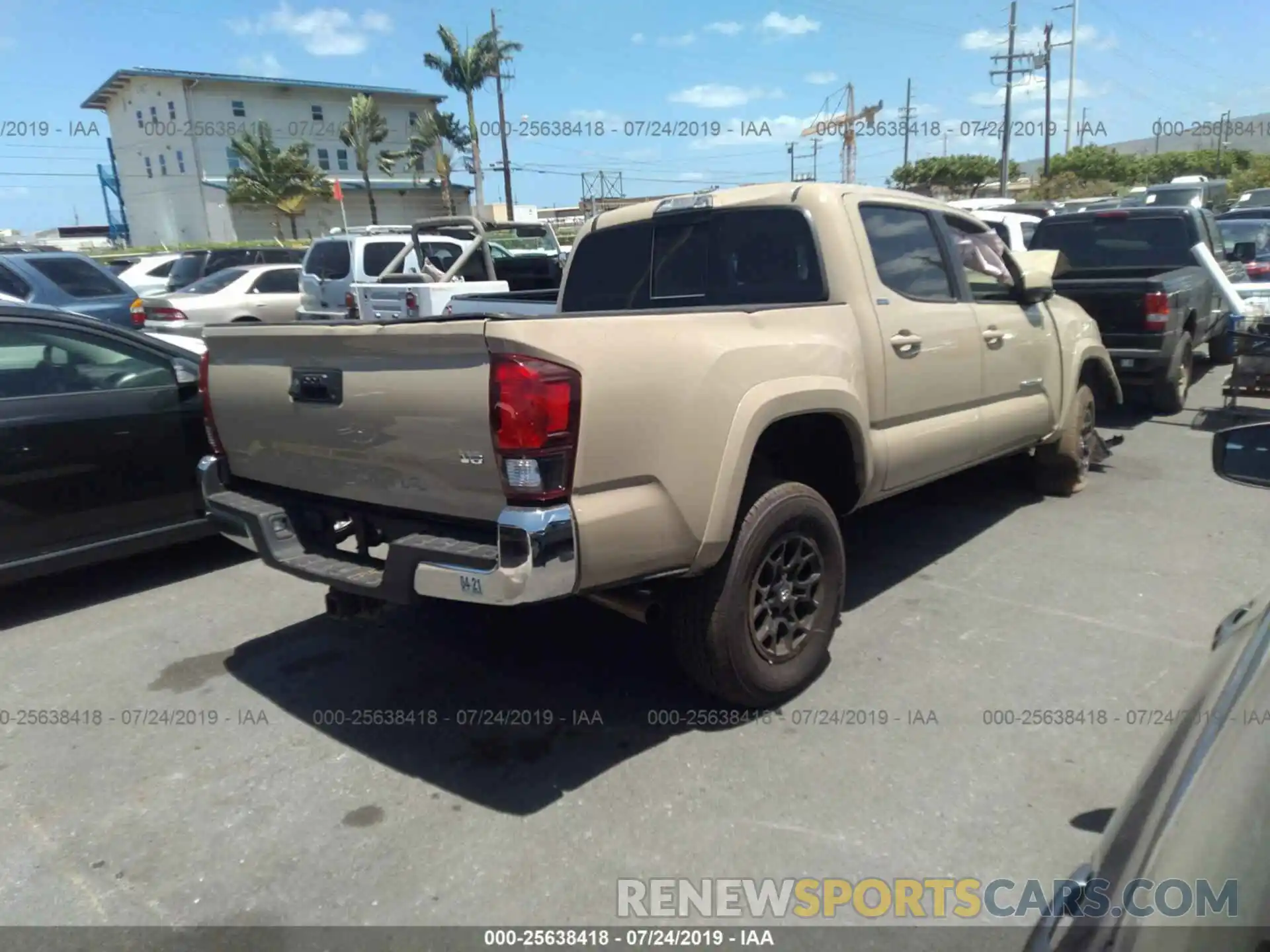 4 Фотография поврежденного автомобиля 3TMAZ5CN7KM090293 TOYOTA TACOMA 2019