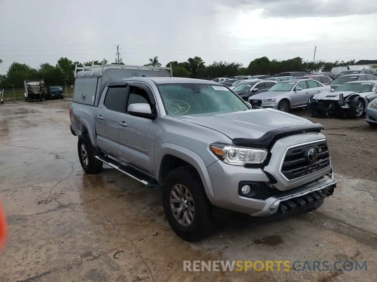 1 Photograph of a damaged car 3TMAZ5CN7KM091394 TOYOTA TACOMA 2019