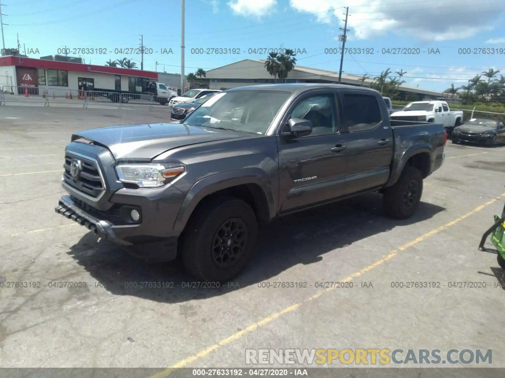 2 Photograph of a damaged car 3TMAZ5CN7KM091766 TOYOTA TACOMA 2019