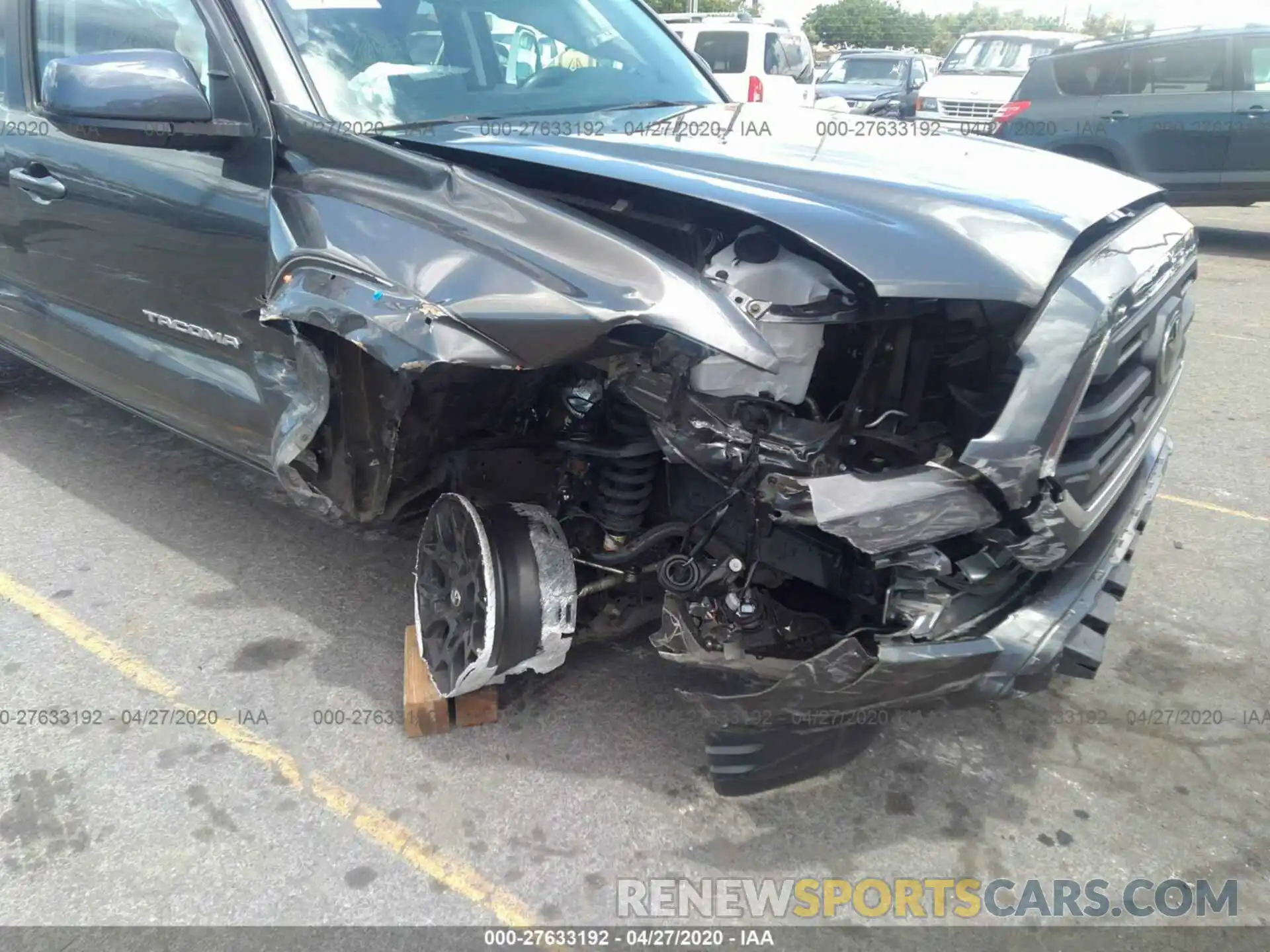 6 Photograph of a damaged car 3TMAZ5CN7KM091766 TOYOTA TACOMA 2019