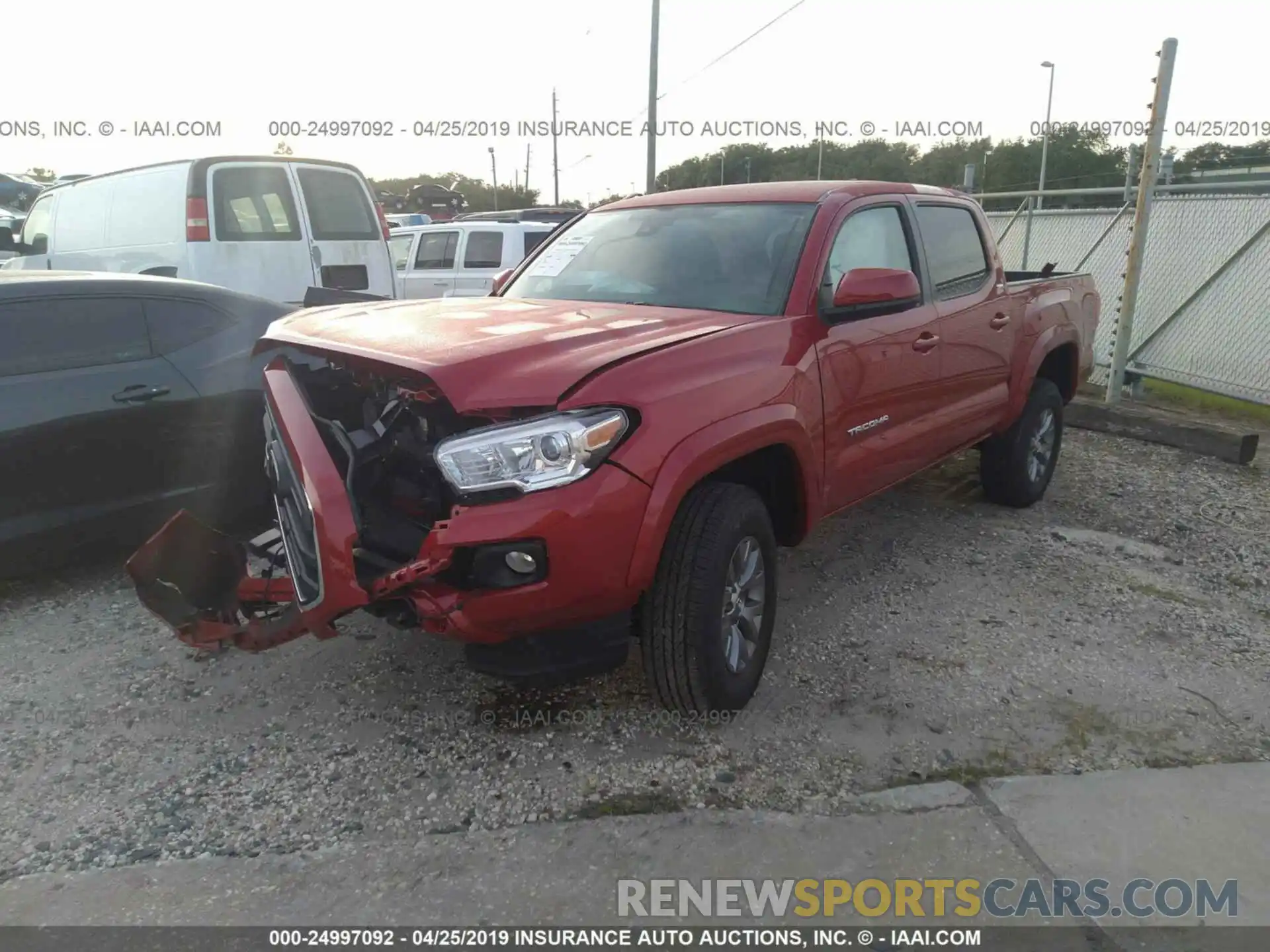 2 Photograph of a damaged car 3TMAZ5CN7KM094294 TOYOTA TACOMA 2019