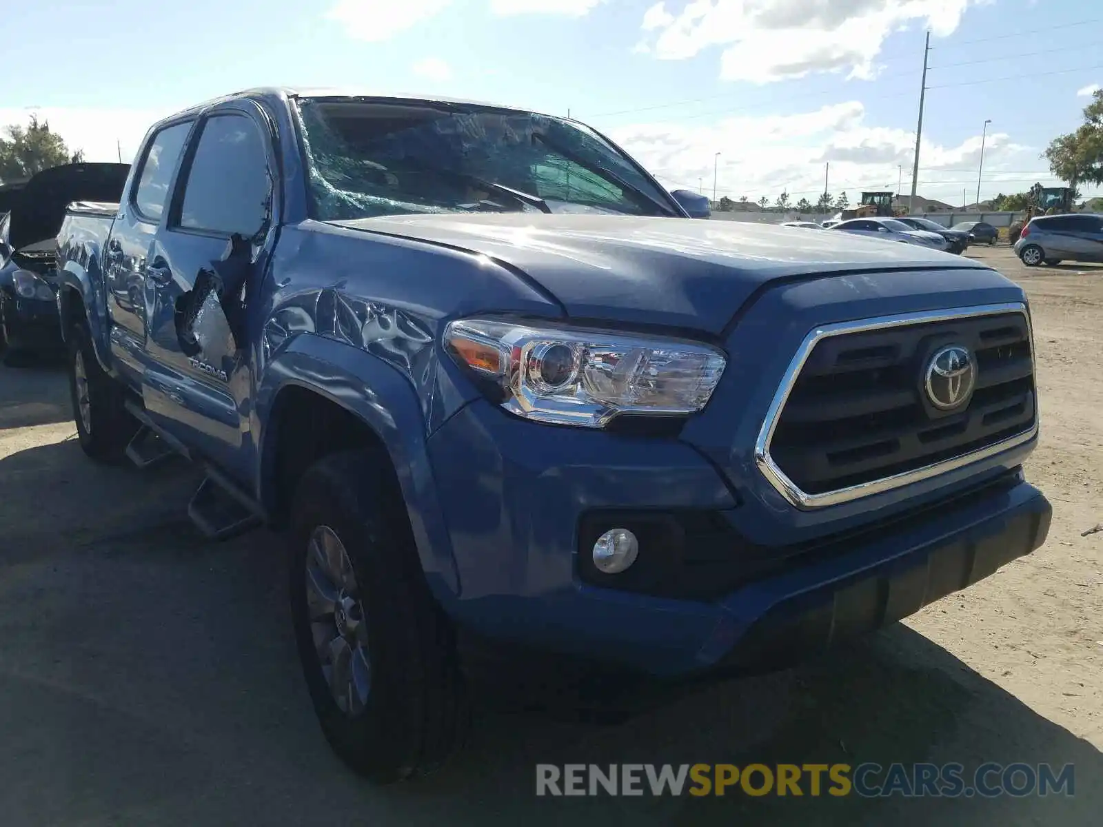 1 Photograph of a damaged car 3TMAZ5CN7KM096630 TOYOTA TACOMA 2019