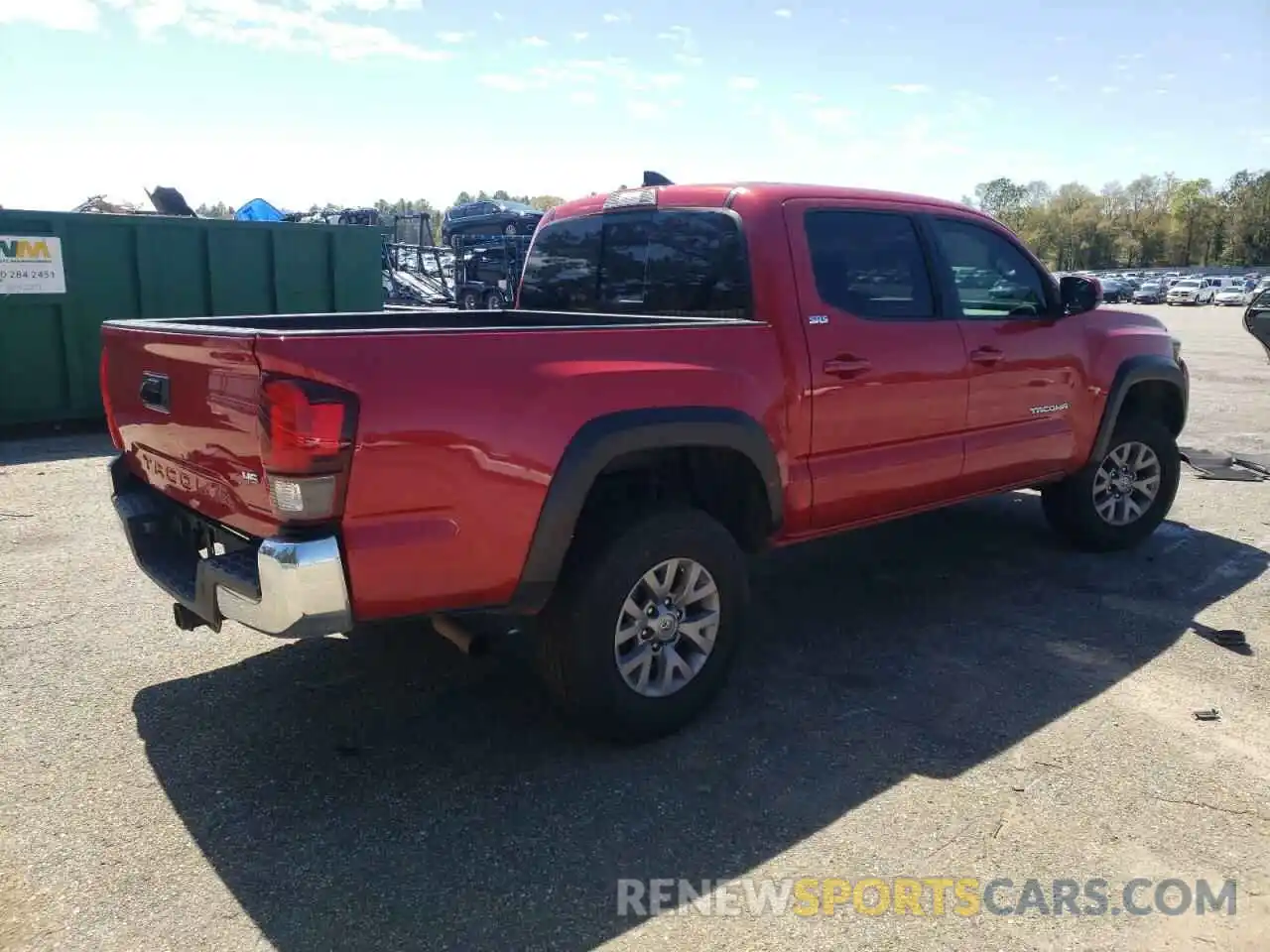 3 Photograph of a damaged car 3TMAZ5CN7KM097356 TOYOTA TACOMA 2019