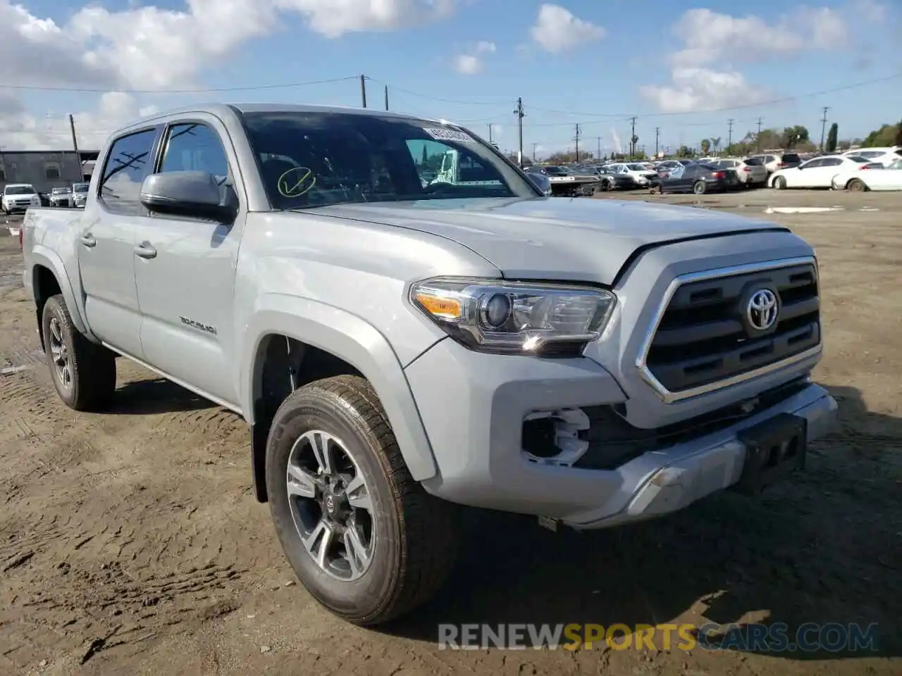 1 Photograph of a damaged car 3TMAZ5CN7KM097812 TOYOTA TACOMA 2019