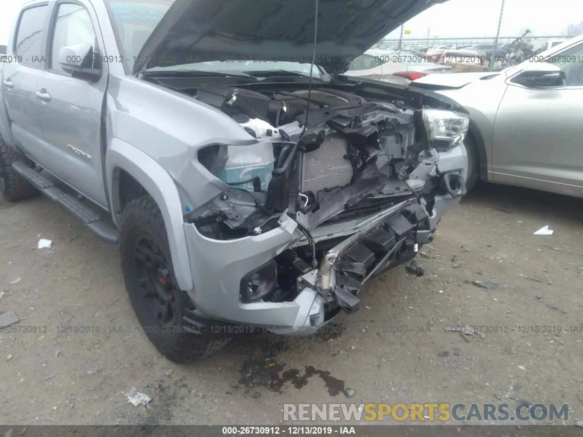 6 Photograph of a damaged car 3TMAZ5CN7KM098622 TOYOTA TACOMA 2019