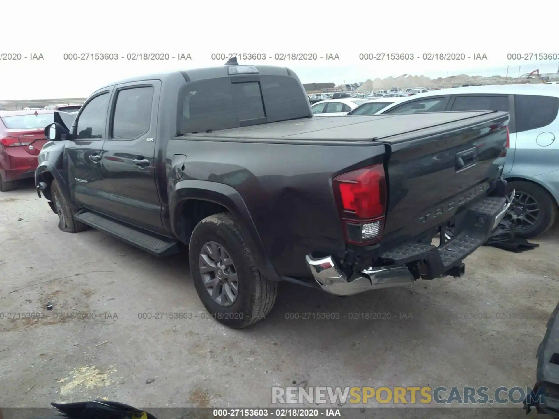 3 Photograph of a damaged car 3TMAZ5CN7KM101342 TOYOTA TACOMA 2019