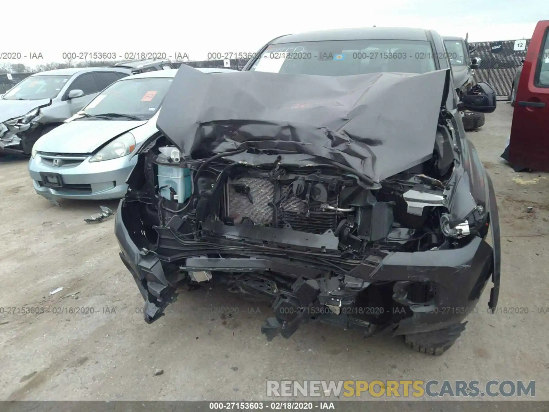 6 Photograph of a damaged car 3TMAZ5CN7KM101342 TOYOTA TACOMA 2019