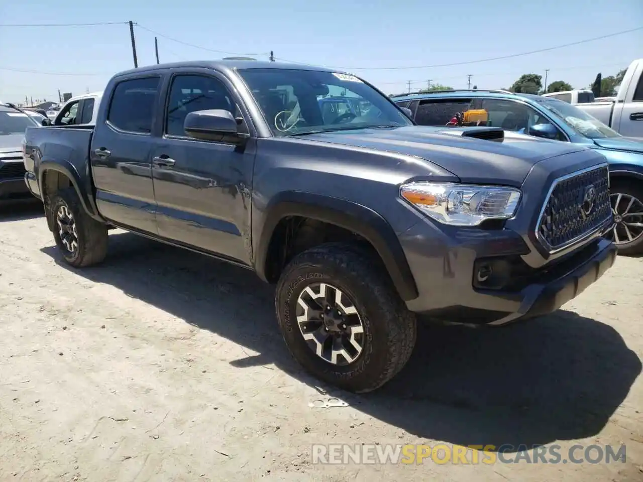 1 Photograph of a damaged car 3TMAZ5CN7KM104547 TOYOTA TACOMA 2019