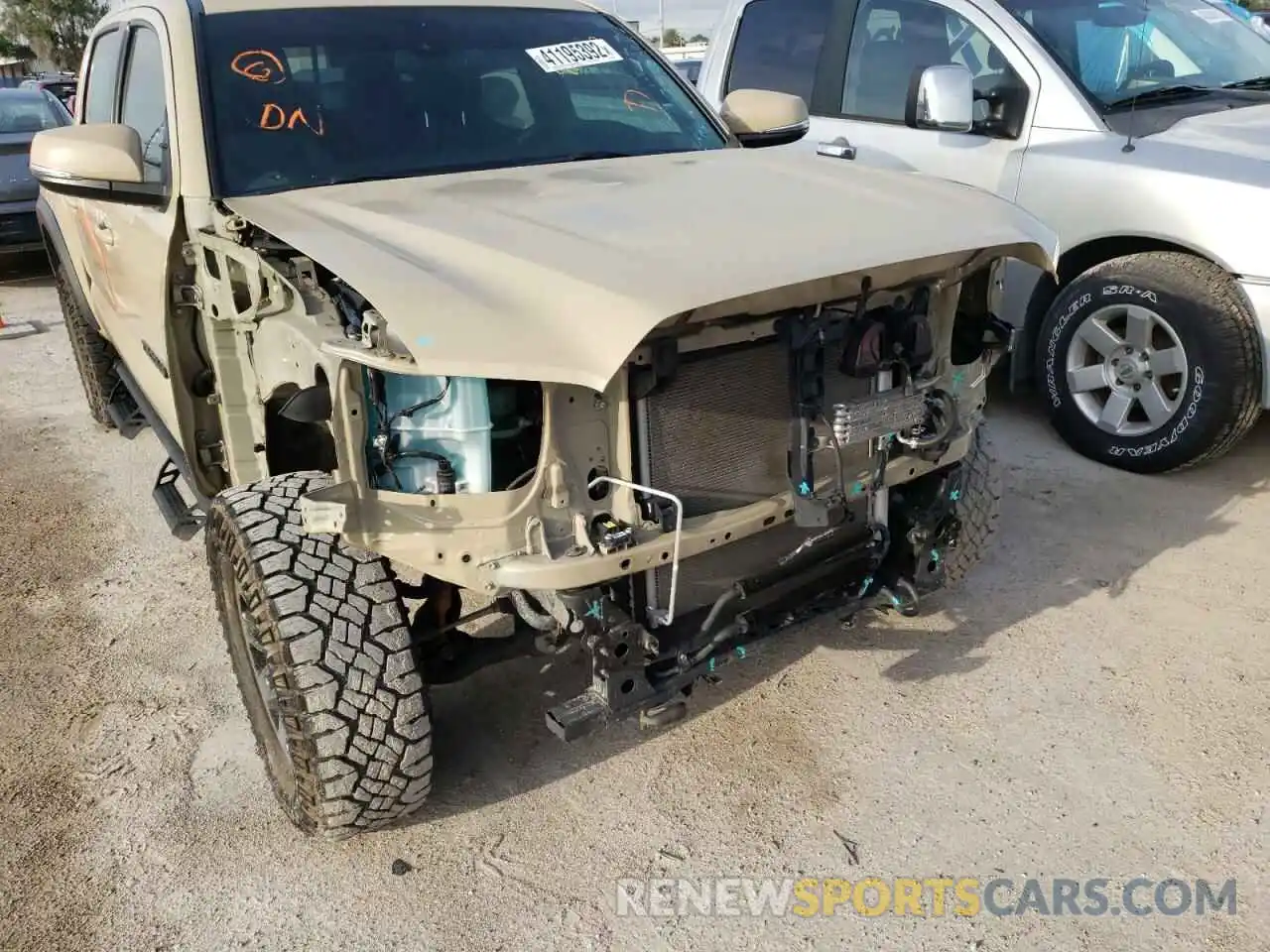 9 Photograph of a damaged car 3TMAZ5CN7KM106976 TOYOTA TACOMA 2019