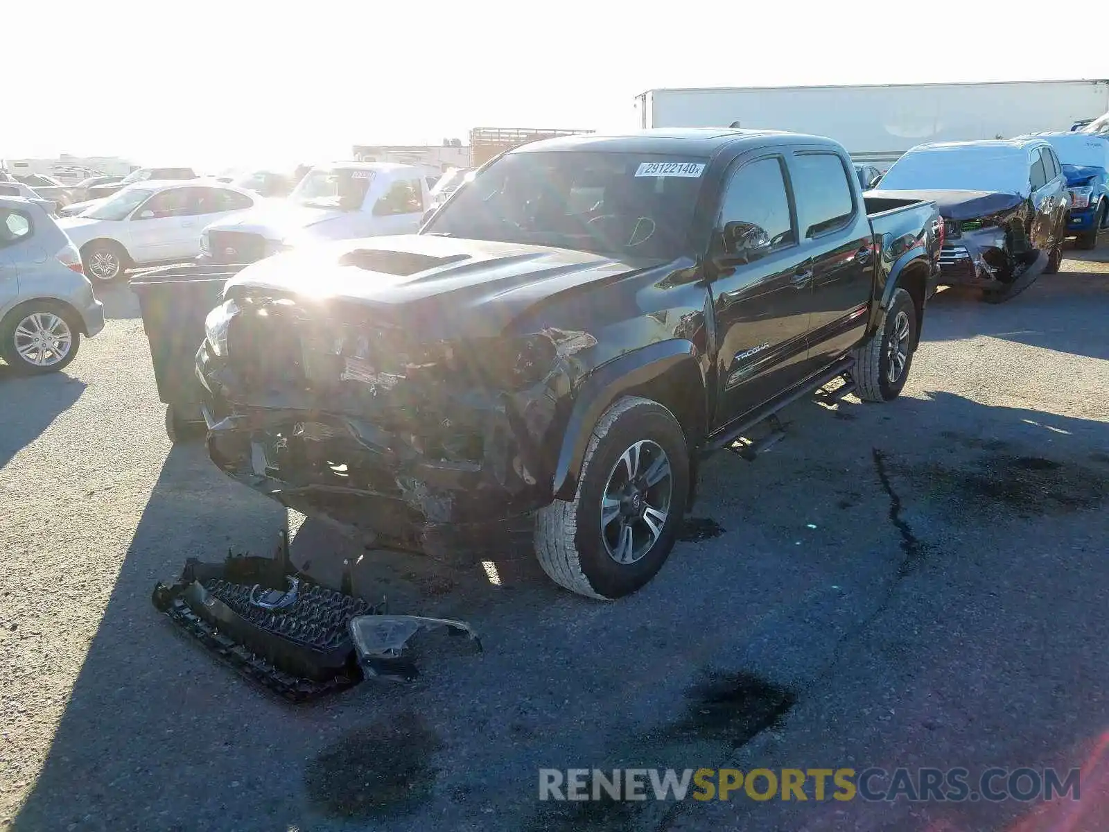 2 Photograph of a damaged car 3TMAZ5CN7KM106993 TOYOTA TACOMA 2019