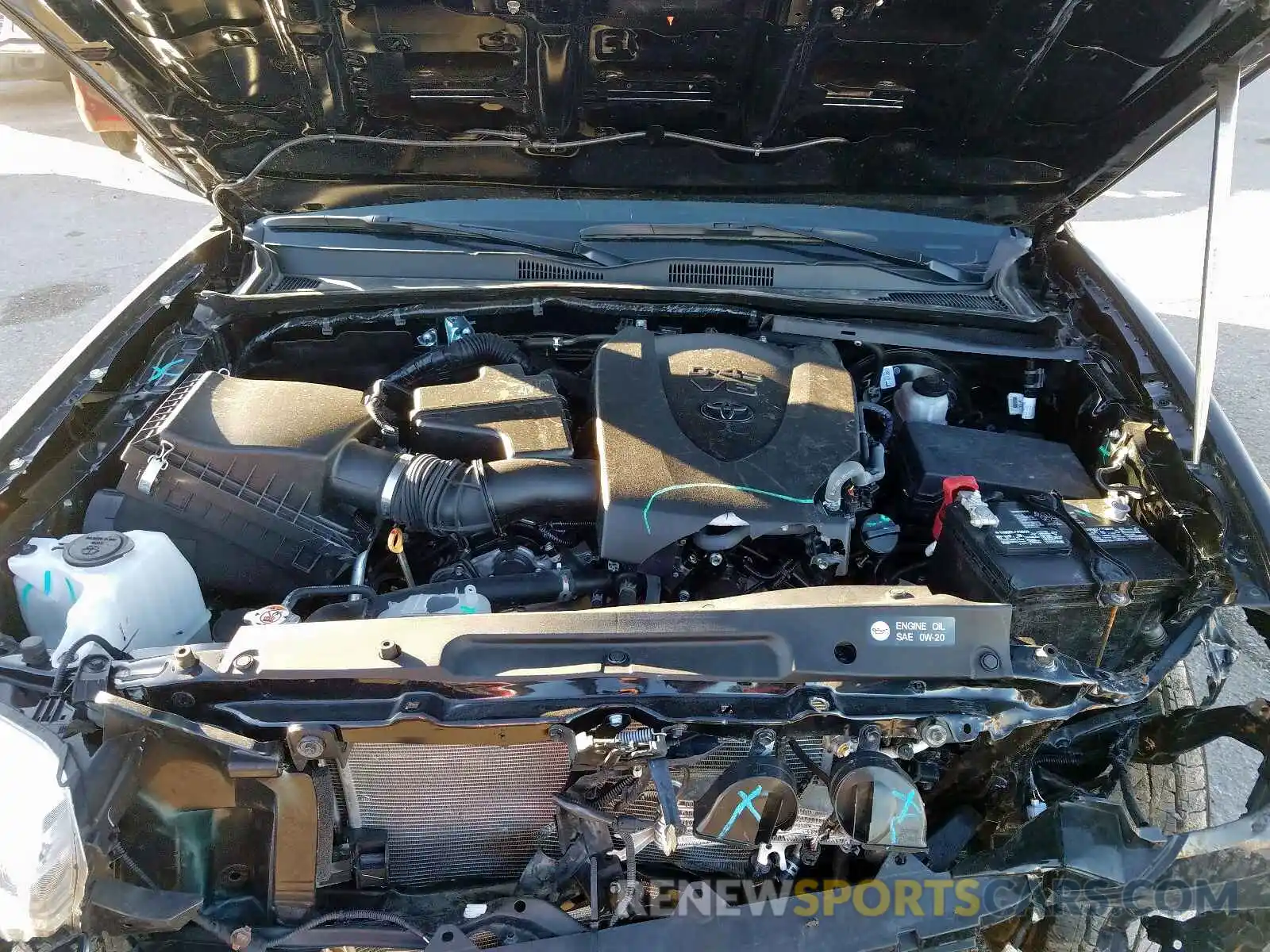 7 Photograph of a damaged car 3TMAZ5CN7KM106993 TOYOTA TACOMA 2019