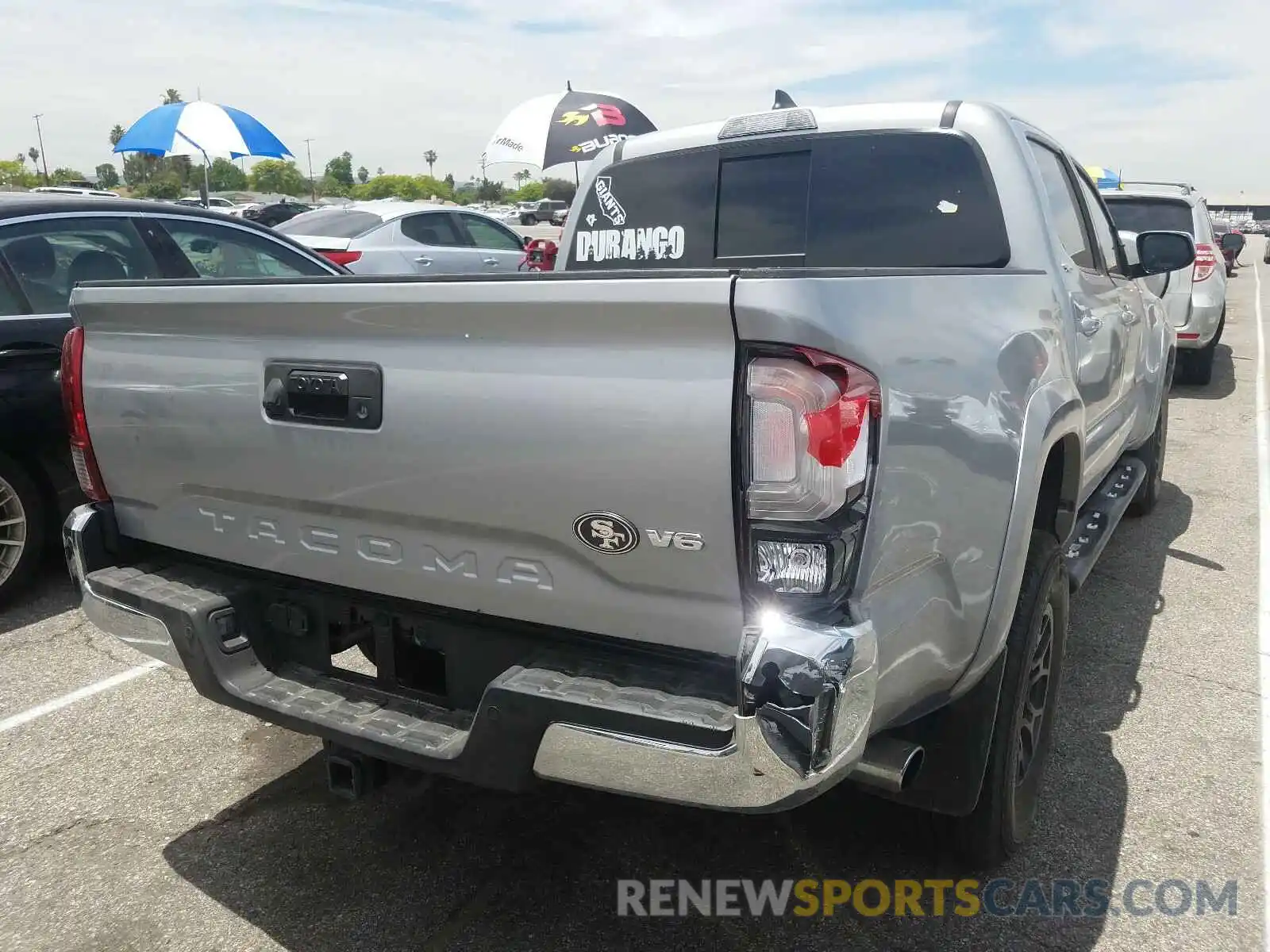 4 Photograph of a damaged car 3TMAZ5CN7KM107433 TOYOTA TACOMA 2019