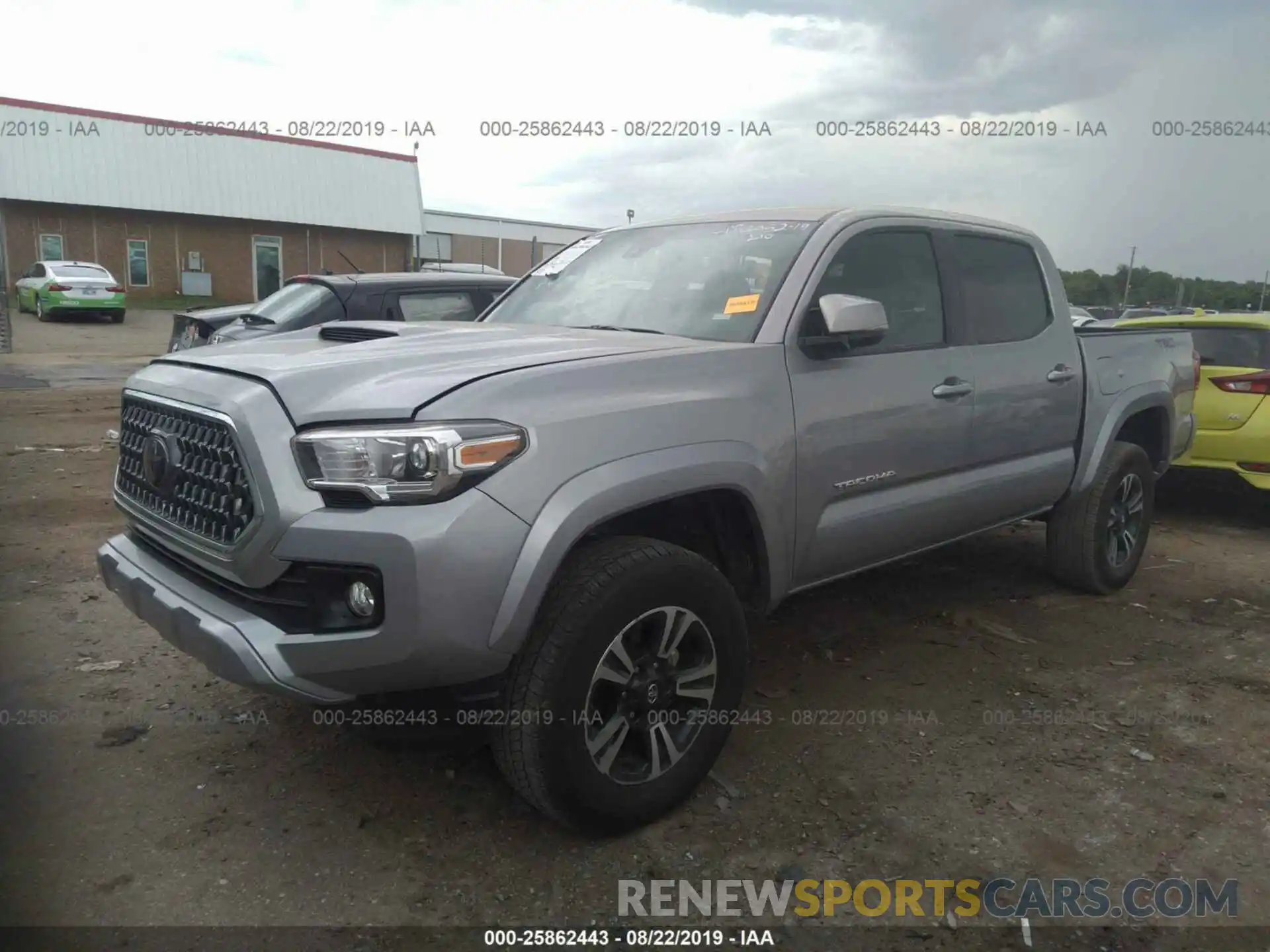 2 Photograph of a damaged car 3TMAZ5CN8KM079500 TOYOTA TACOMA 2019