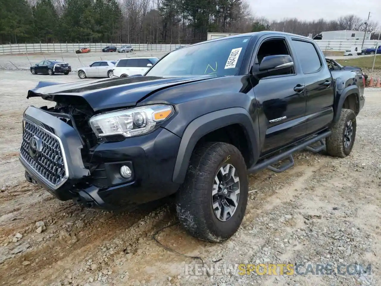 2 Photograph of a damaged car 3TMAZ5CN8KM079545 TOYOTA TACOMA 2019