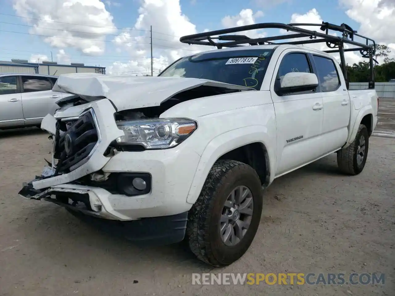 2 Photograph of a damaged car 3TMAZ5CN8KM087855 TOYOTA TACOMA 2019