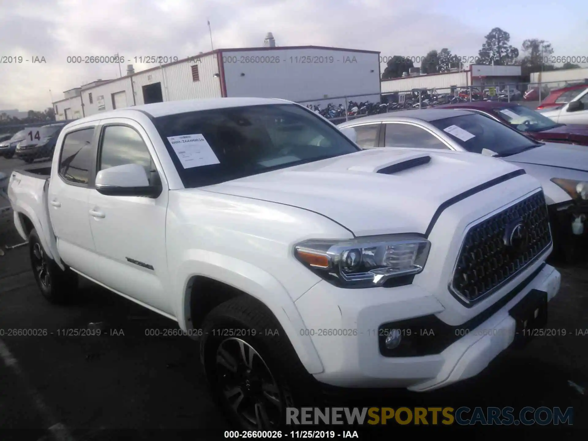 1 Photograph of a damaged car 3TMAZ5CN8KM088858 TOYOTA TACOMA 2019