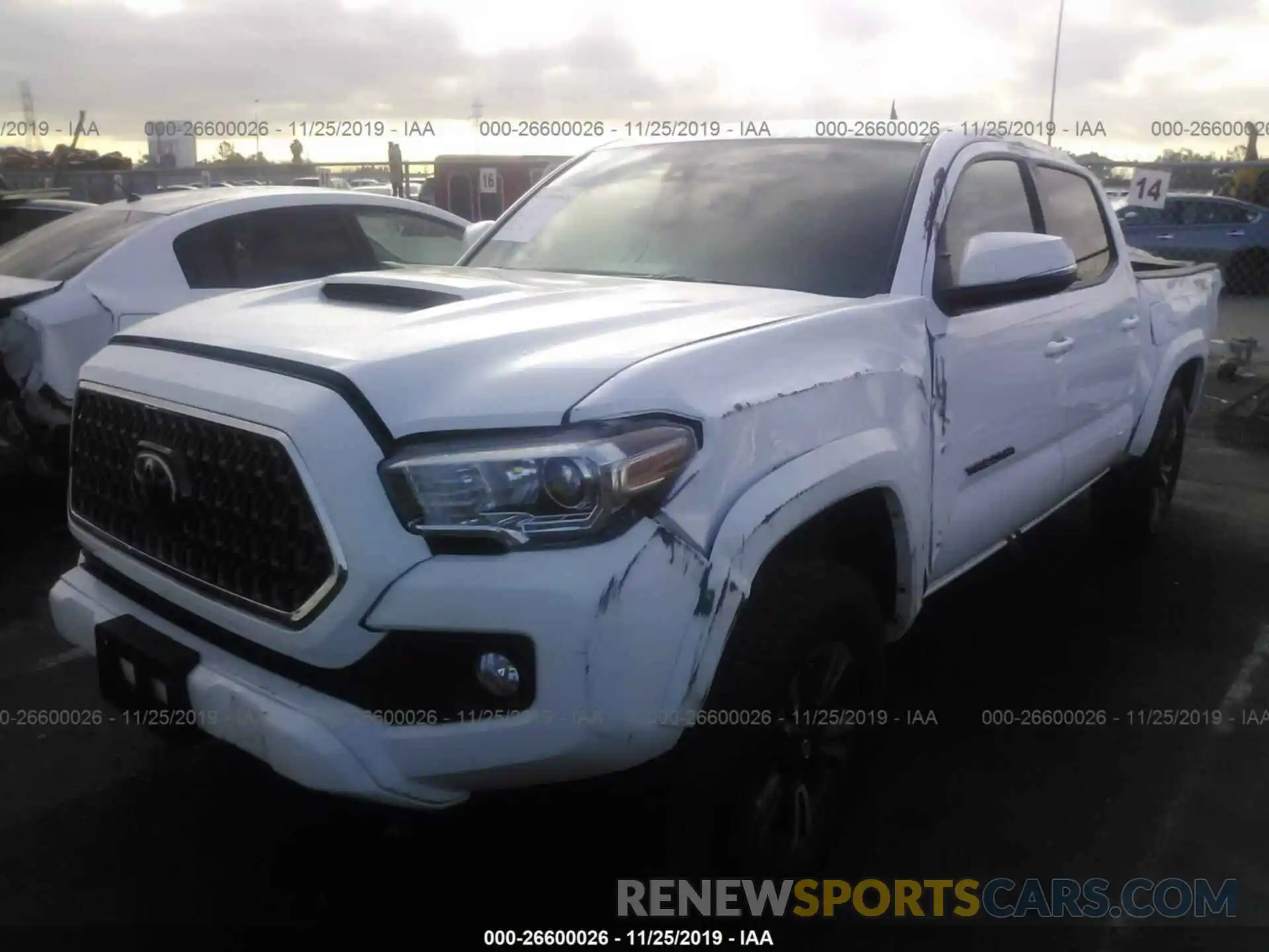 2 Photograph of a damaged car 3TMAZ5CN8KM088858 TOYOTA TACOMA 2019