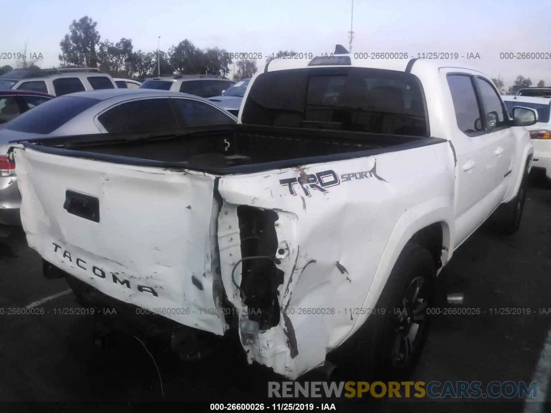 4 Photograph of a damaged car 3TMAZ5CN8KM088858 TOYOTA TACOMA 2019