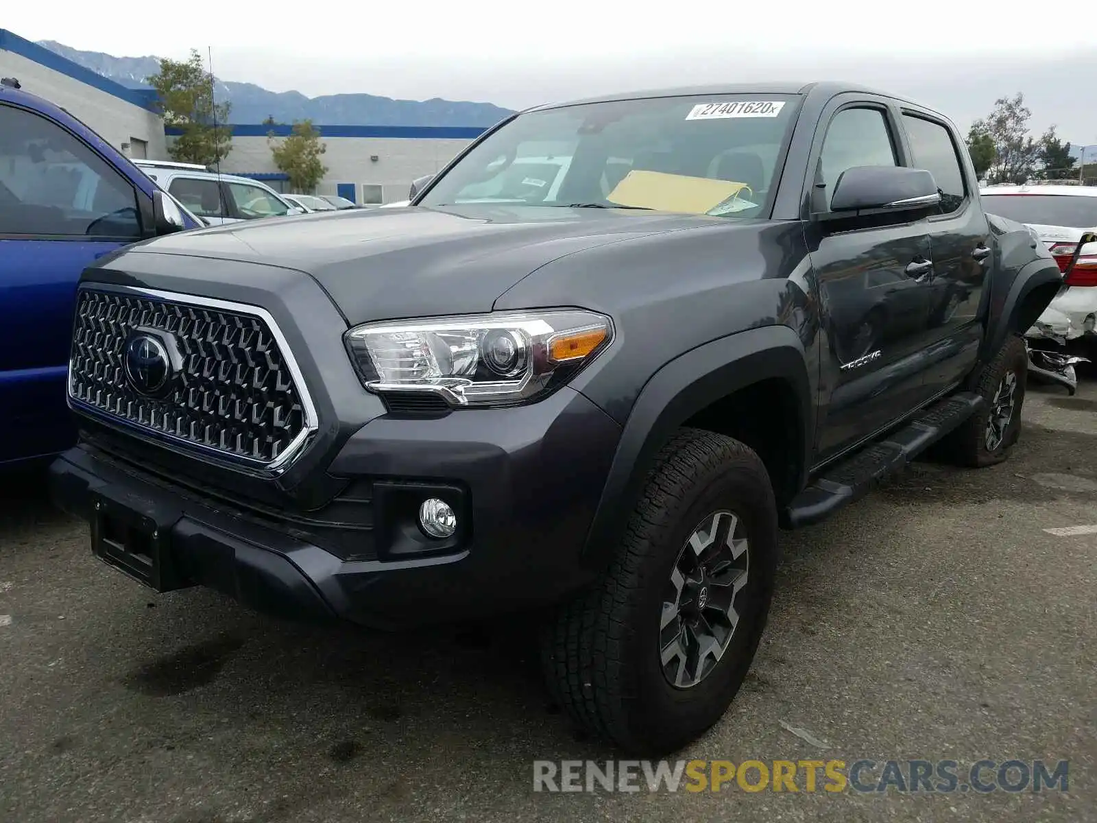 2 Photograph of a damaged car 3TMAZ5CN8KM091355 TOYOTA TACOMA 2019