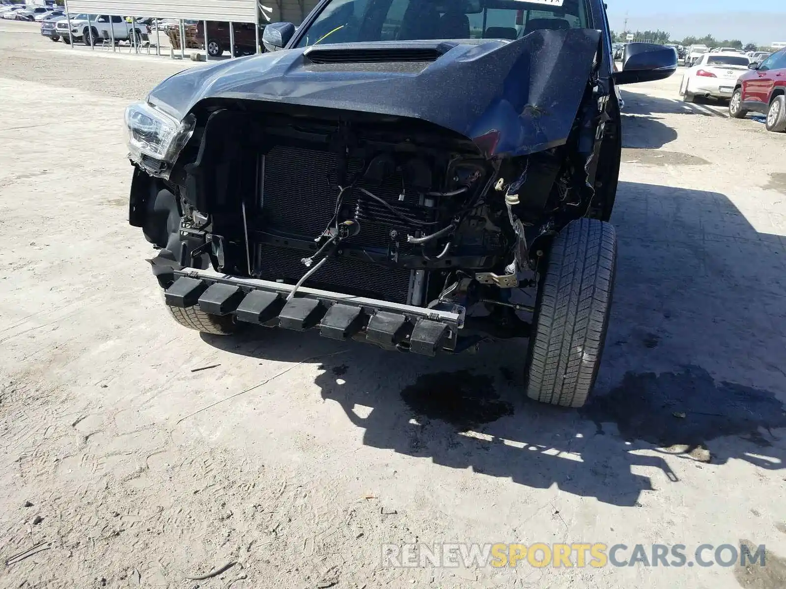 9 Photograph of a damaged car 3TMAZ5CN8KM097849 TOYOTA TACOMA 2019