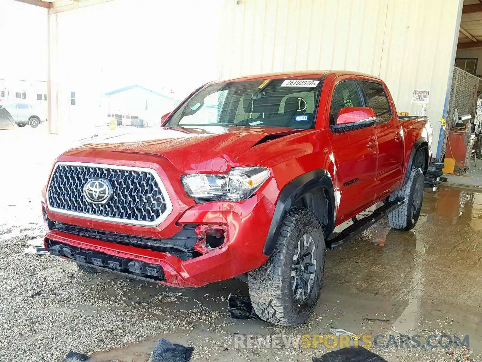 2 Photograph of a damaged car 3TMAZ5CN8KM103813 TOYOTA TACOMA 2019