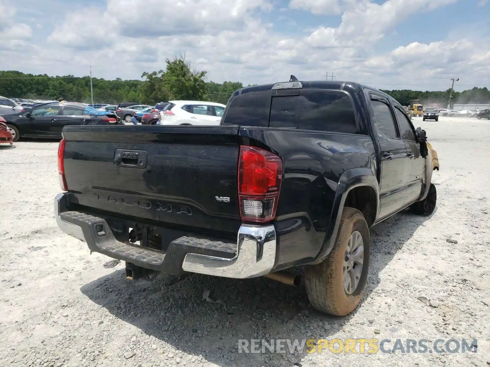 4 Photograph of a damaged car 3TMAZ5CN8KM106761 TOYOTA TACOMA 2019