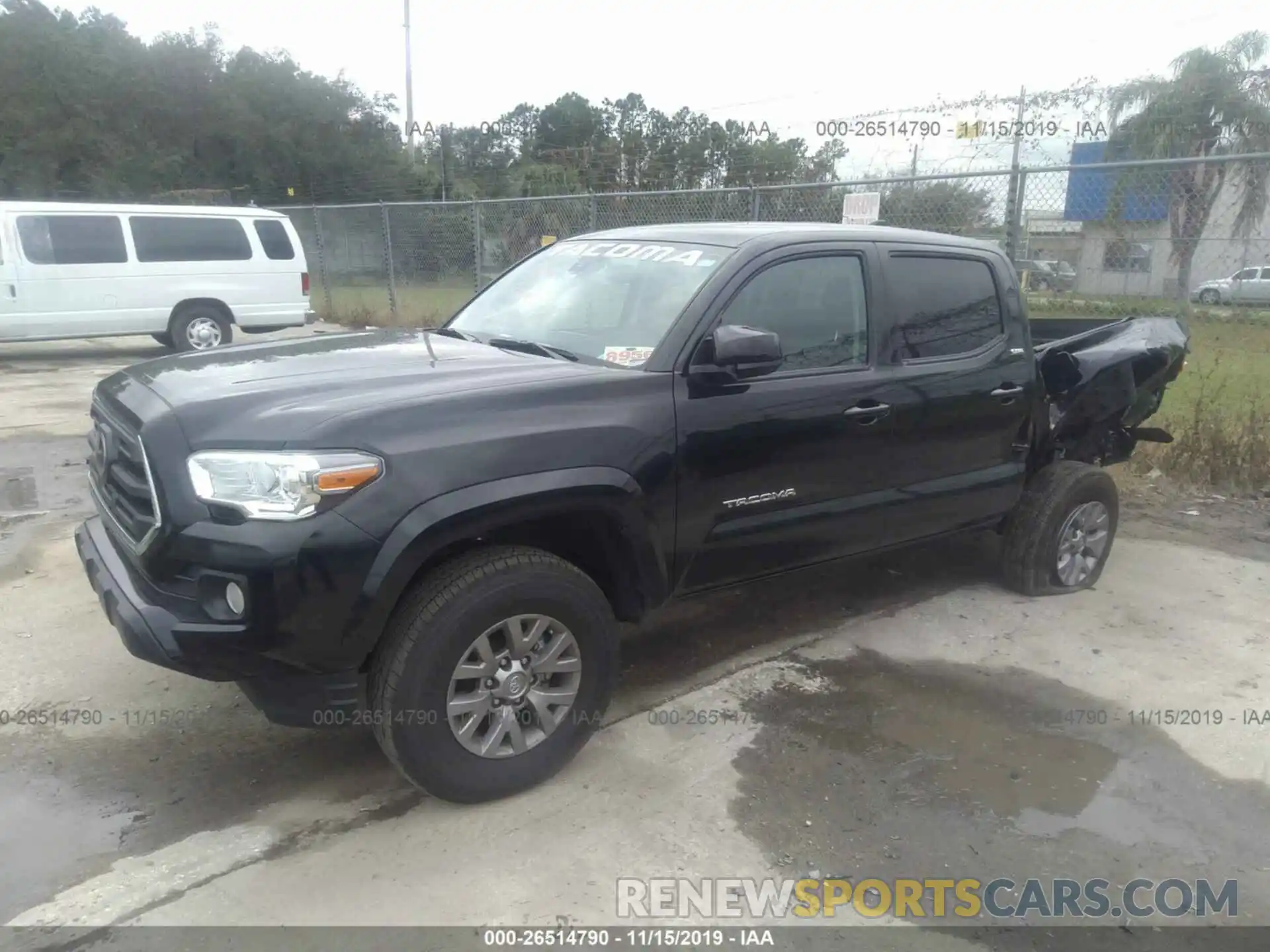 2 Photograph of a damaged car 3TMAZ5CN8KM110132 TOYOTA TACOMA 2019